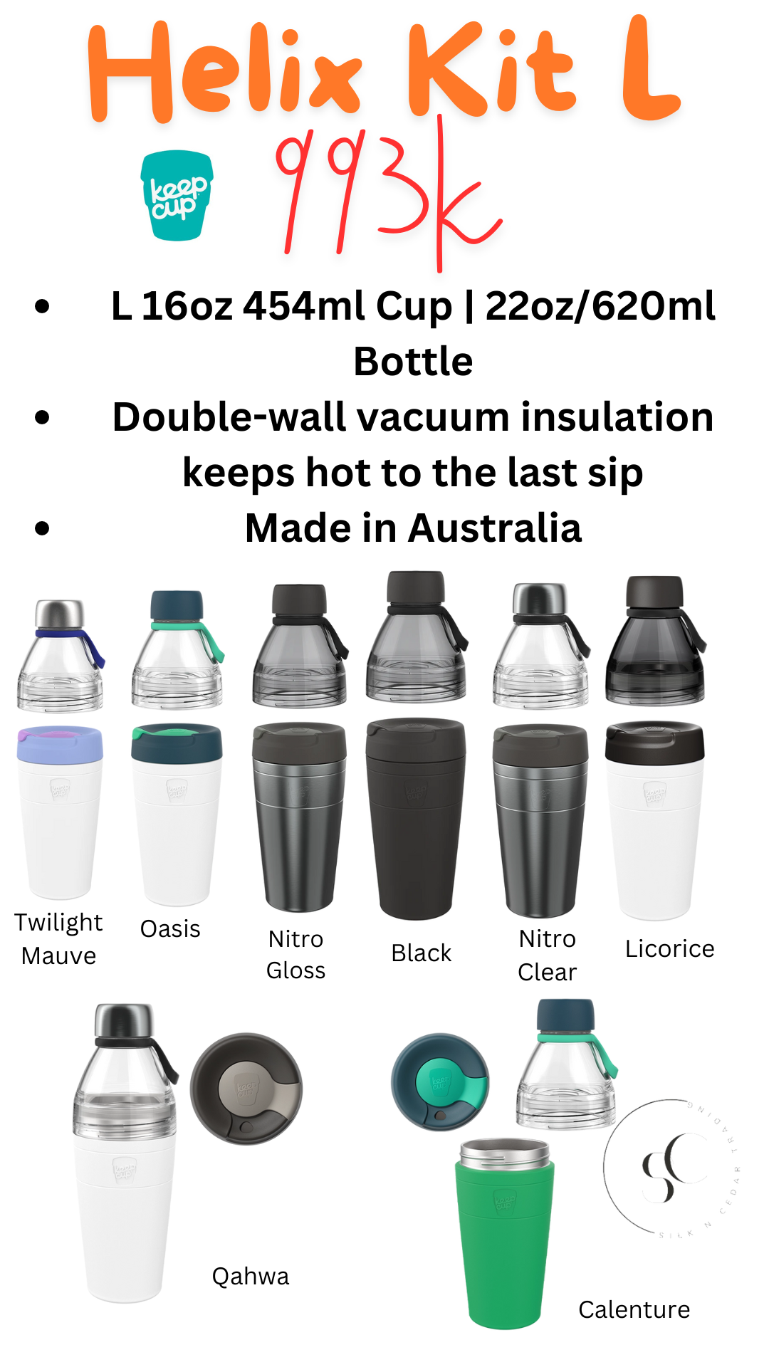 Keepcup Australian Tumblers