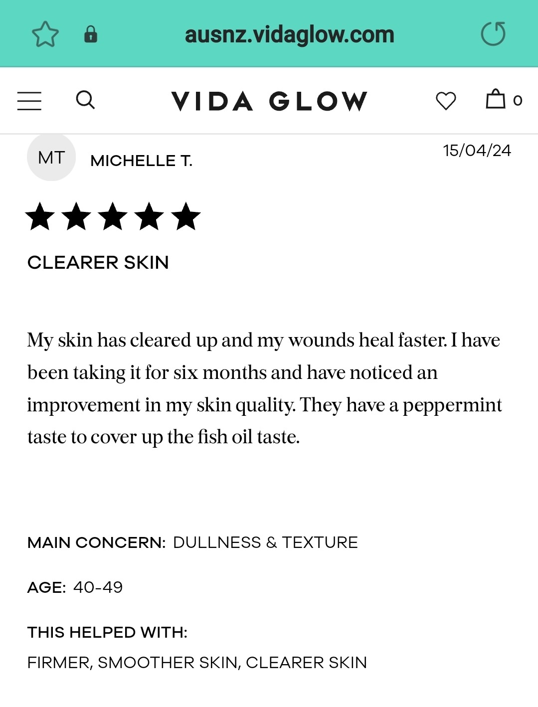 VIDAGLOW Clear Capsules for Acne Fighter