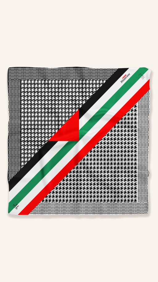 Image of KEFFIYYEH PALESTINE SCARF