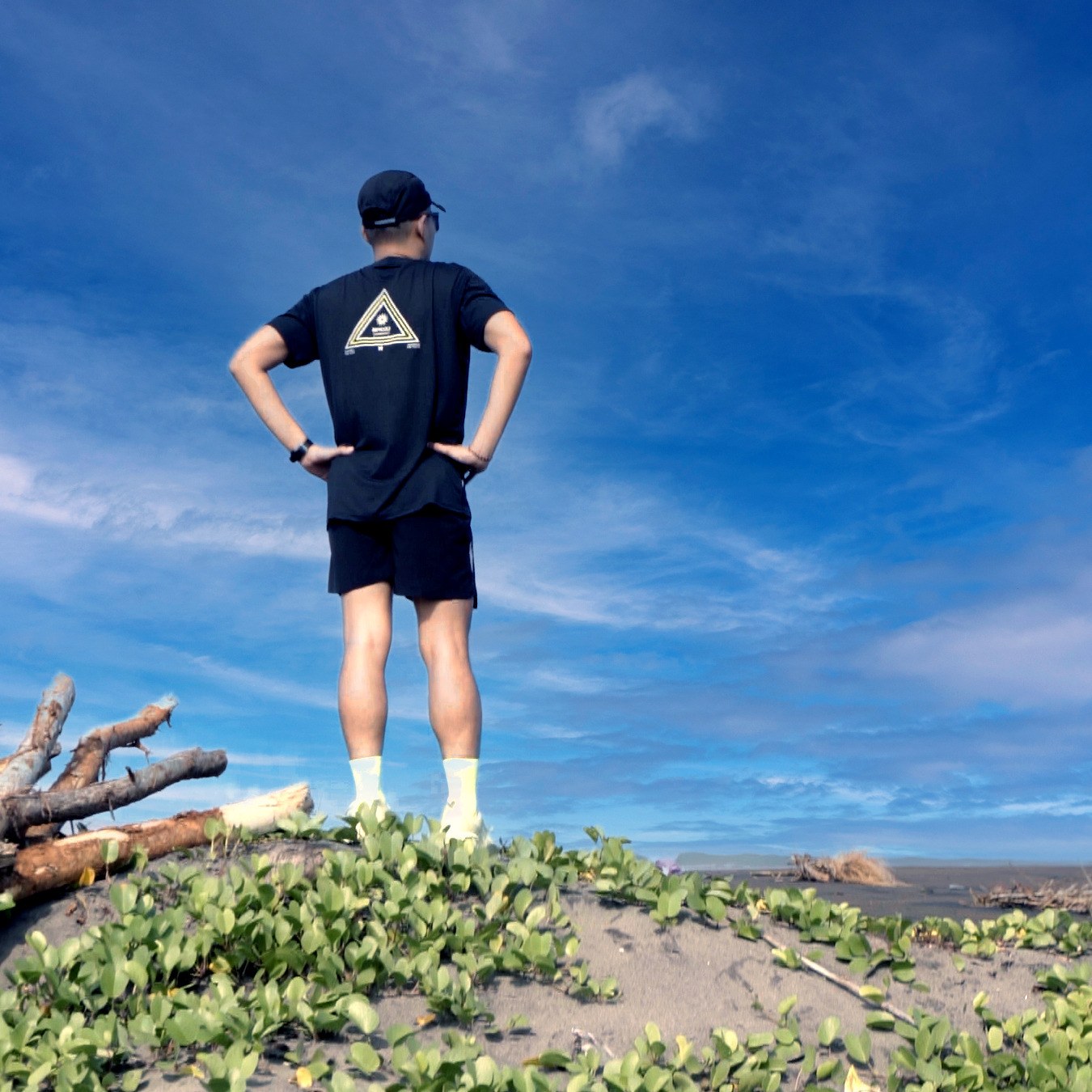 XMOJO Running Jersey - Black Prism (Summerset)