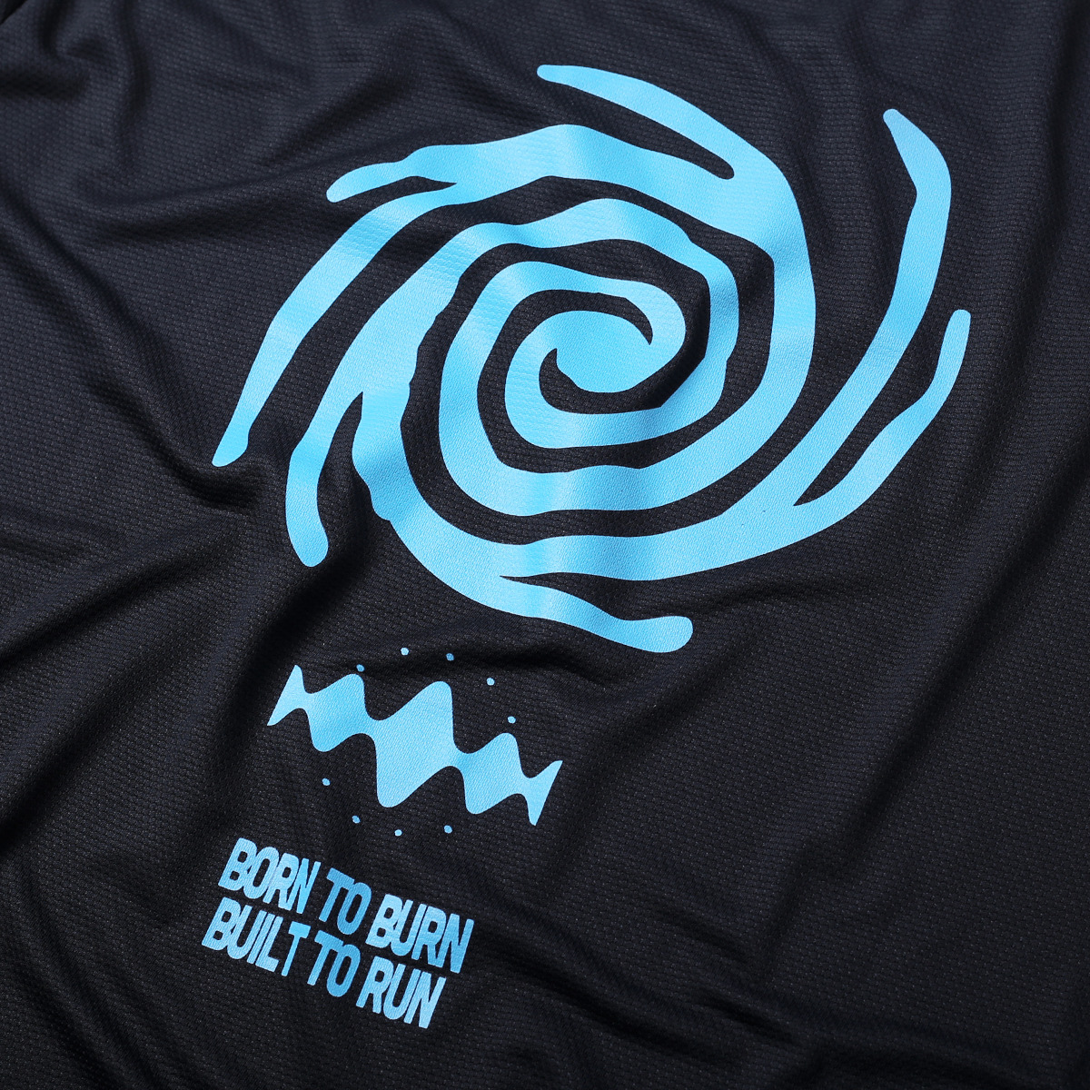 XMOJO Running Jersey - Black Typhoon (Summerset)