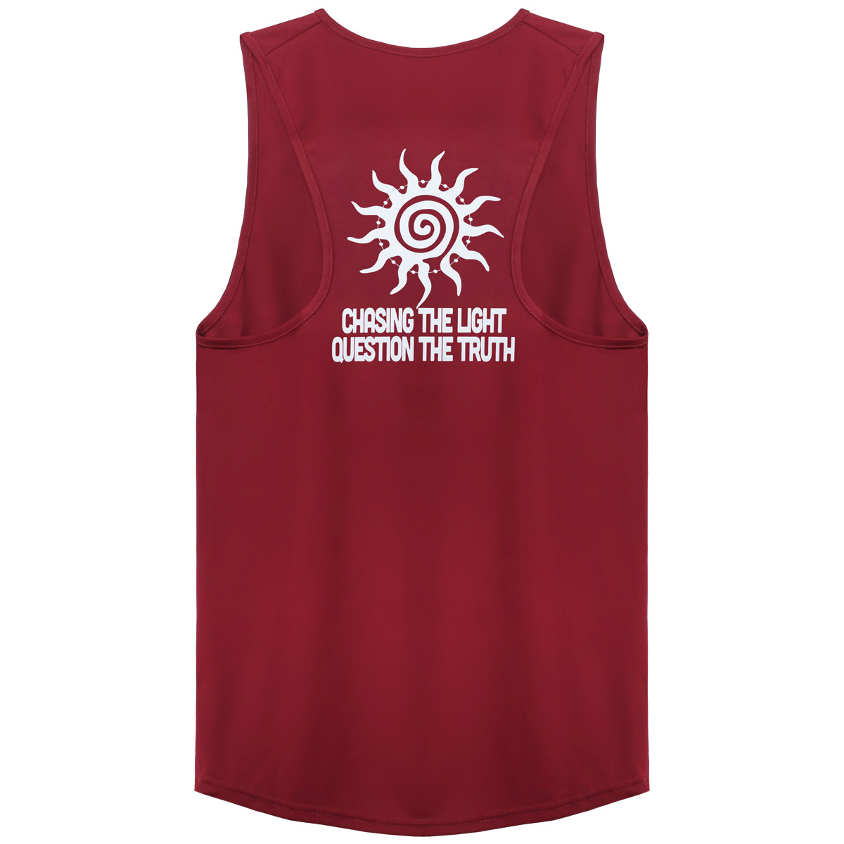 XMOJO Running Singlet - Maroon Helios (Summerset)