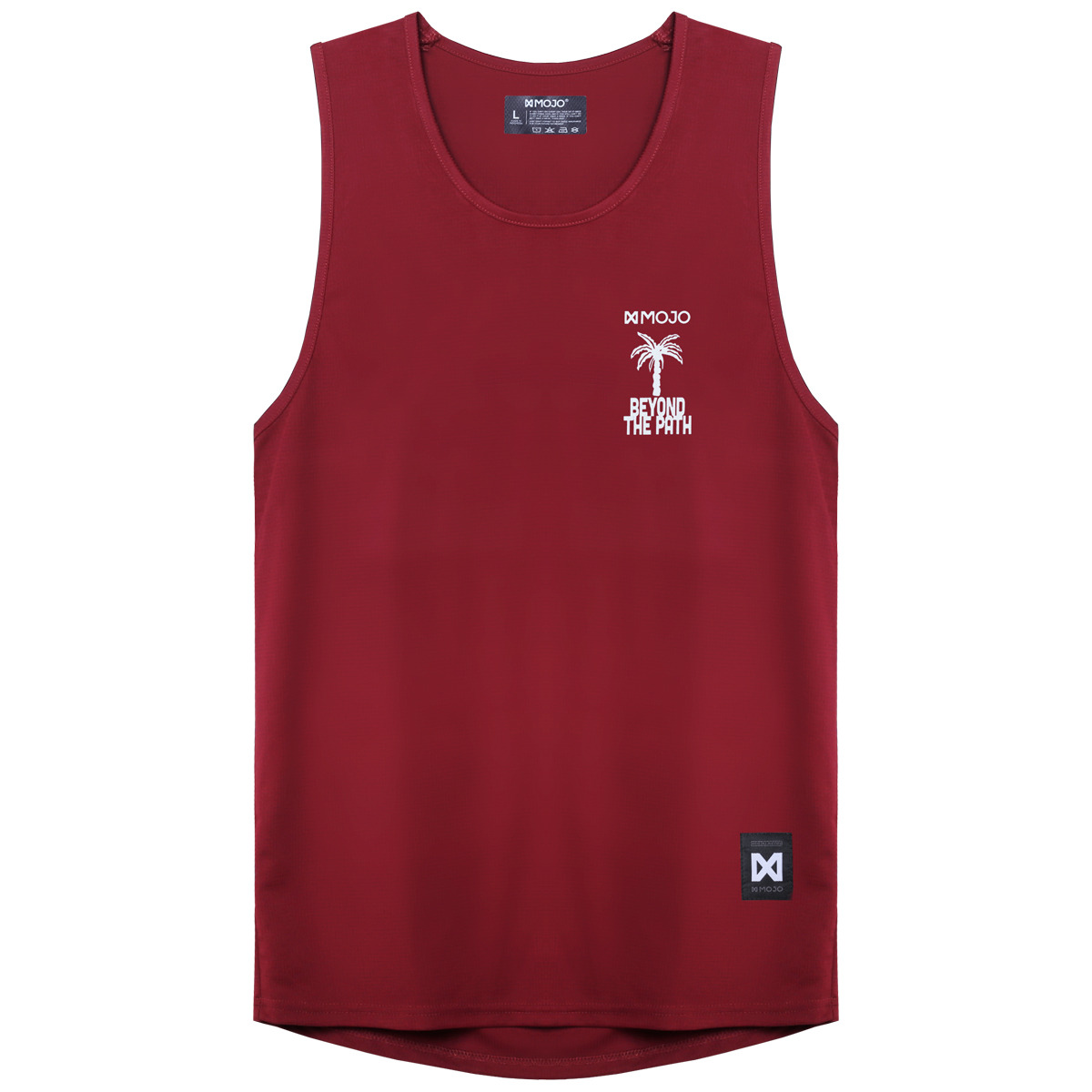 XMOJO Running Singlet - Maroon Helios (Summerset)
