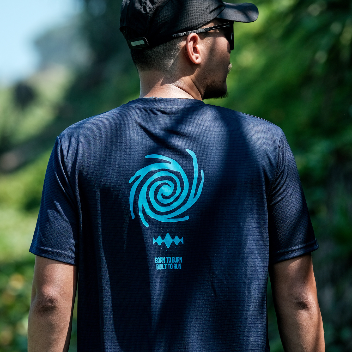 XMOJO Running Jersey - Navy Typhoon (Summerset)
