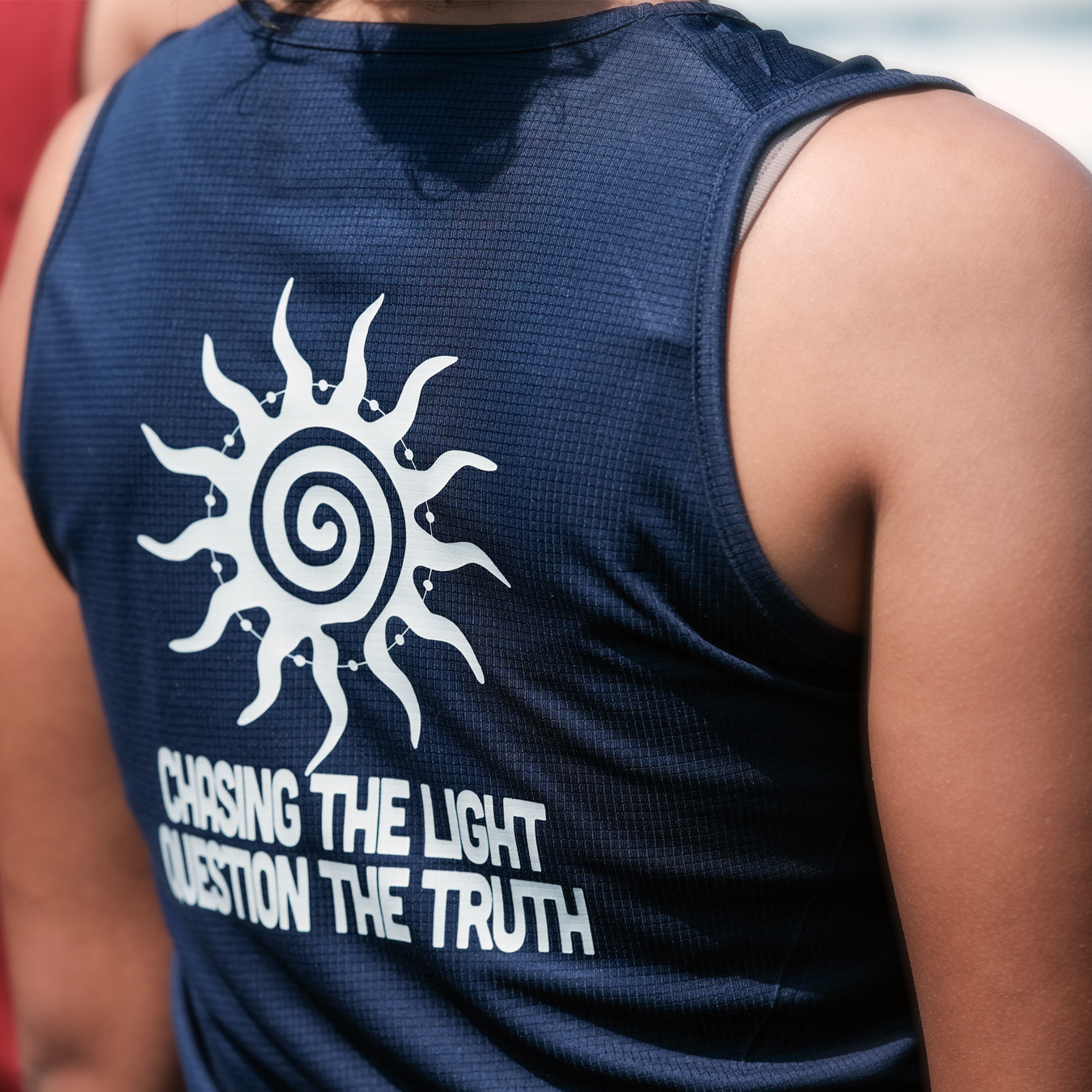 XMOJO Running Singlet - Navy Helios (Summerset)