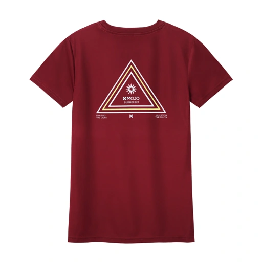 Image of XMOJO Running Jersey - Maroon Prism (Summerset)