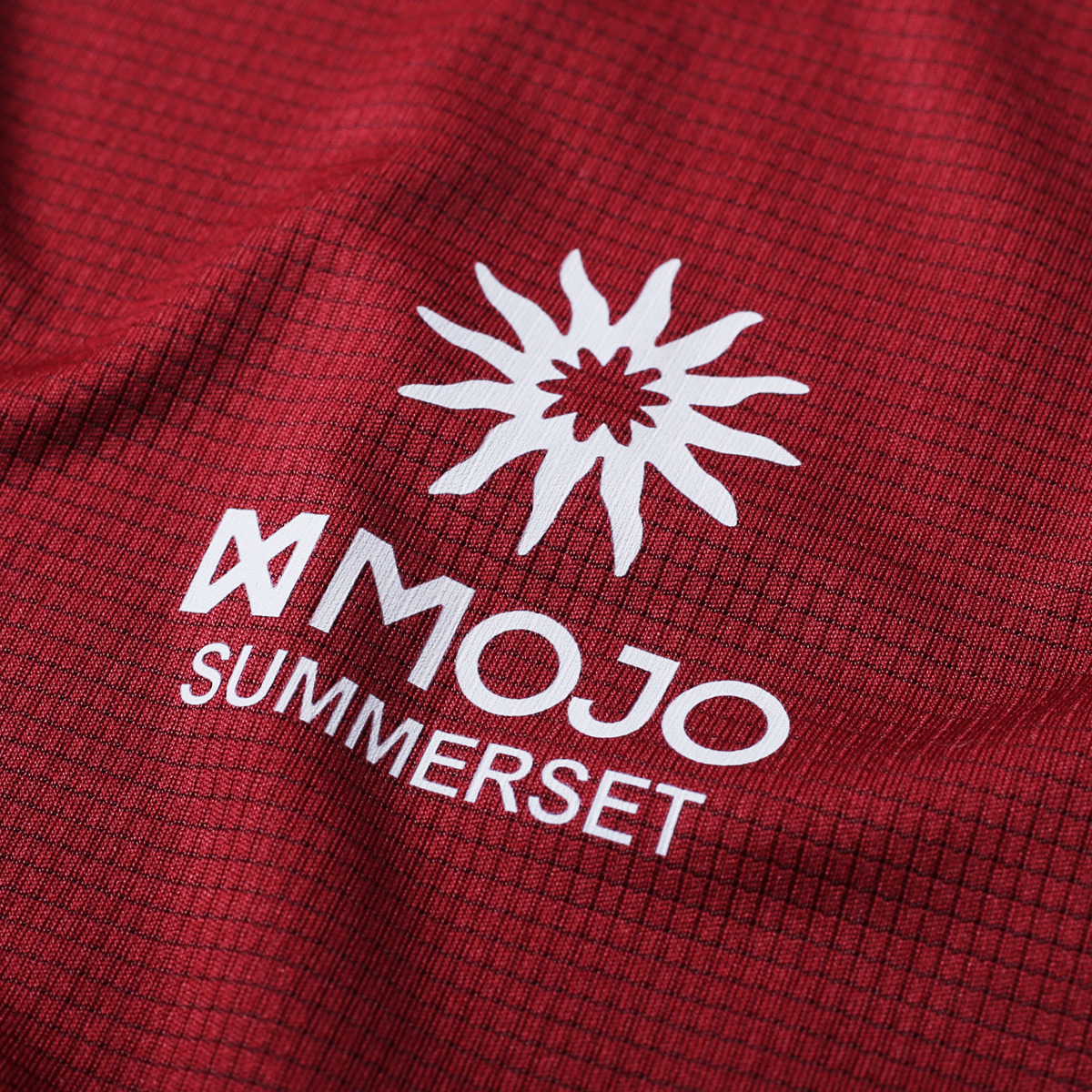 XMOJO Running Jersey - Maroon Prism (Summerset)