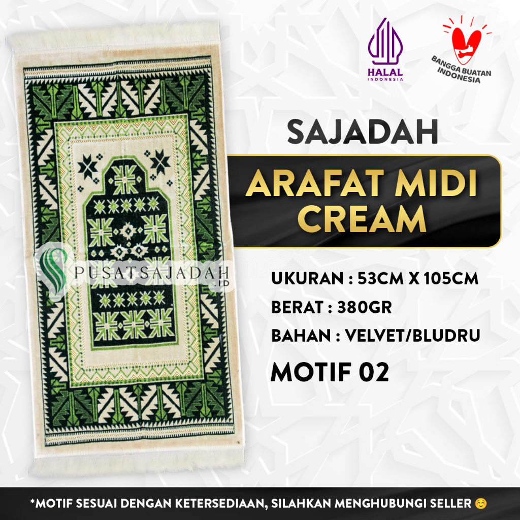 Sajadah Arafat Midi Cream