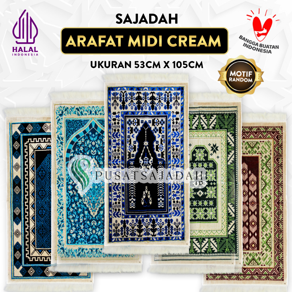 Sajadah Arafat Midi Cream