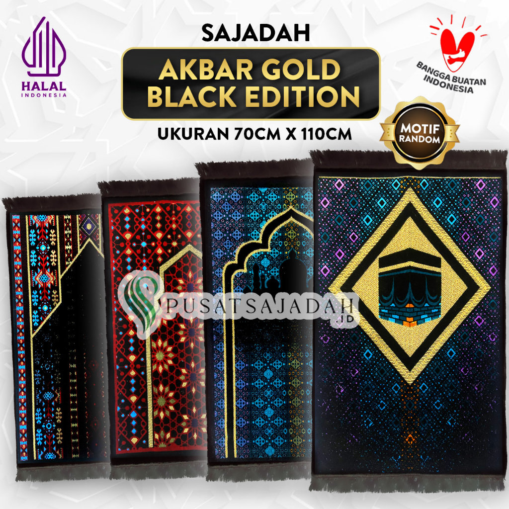 Sajadah Akbar Gold Black Edition