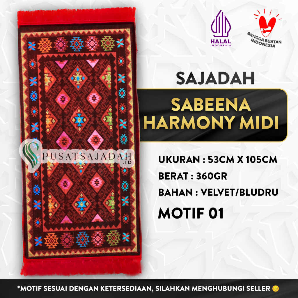 Sajadah Sabeena Harmony Midi