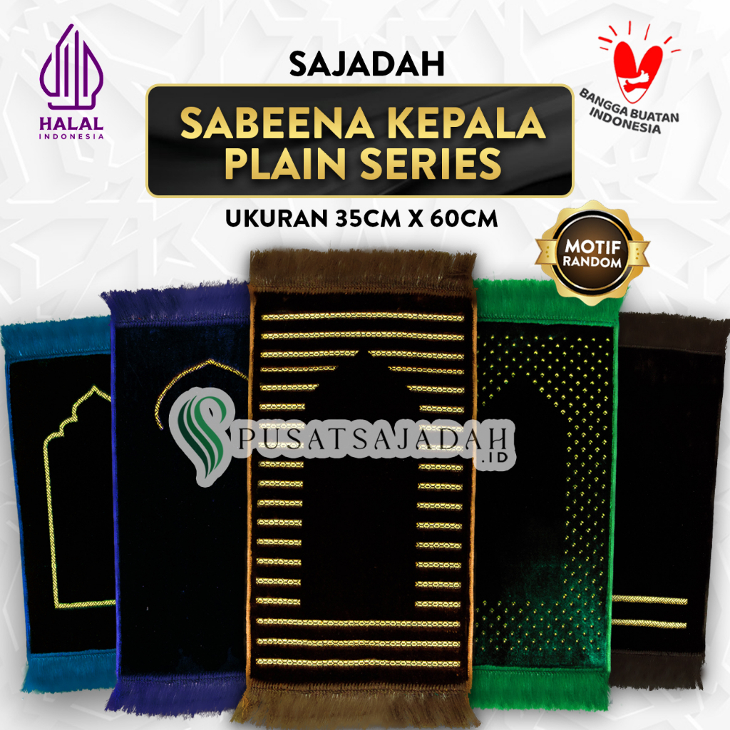 Sajadah Sabeena Kepala Plain Series