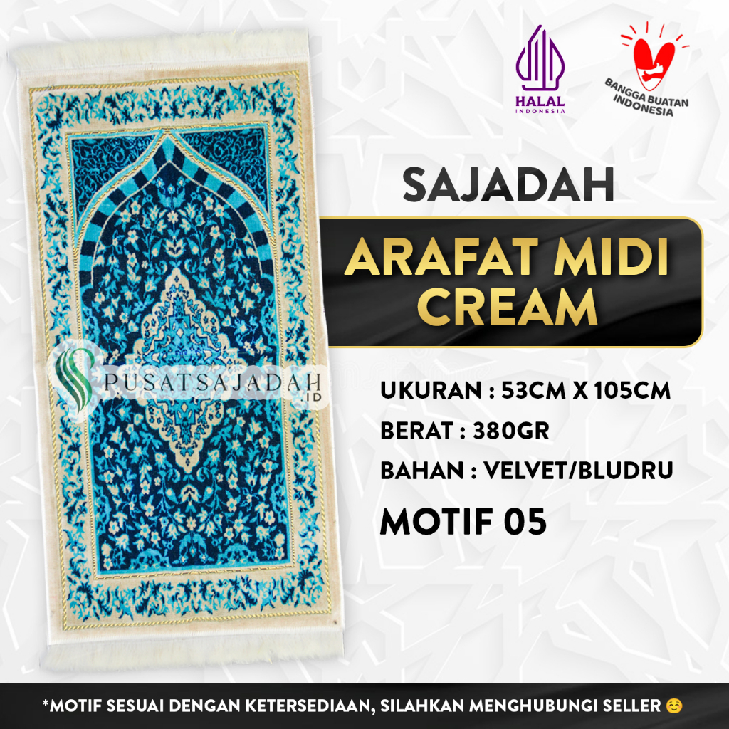 Sajadah Arafat Midi Cream