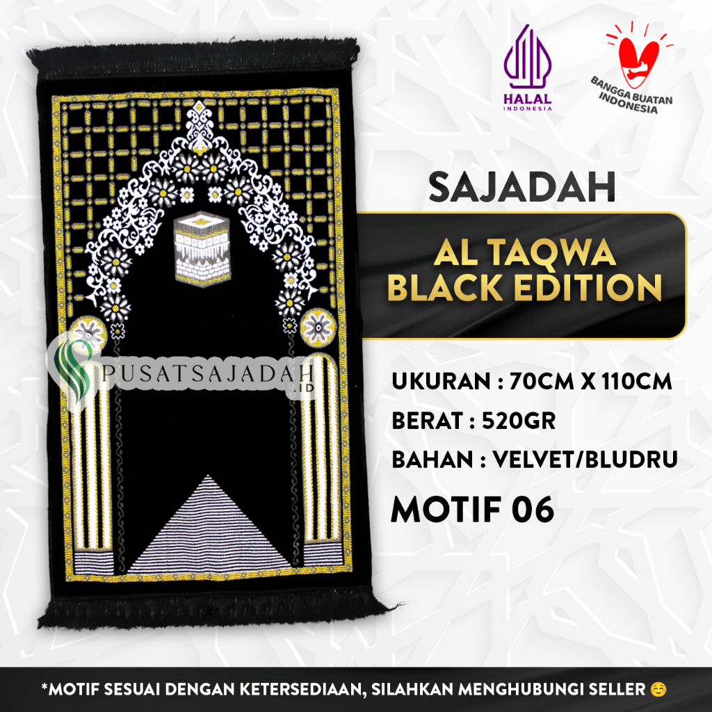 Sajadah Al Taqwa Black Edition