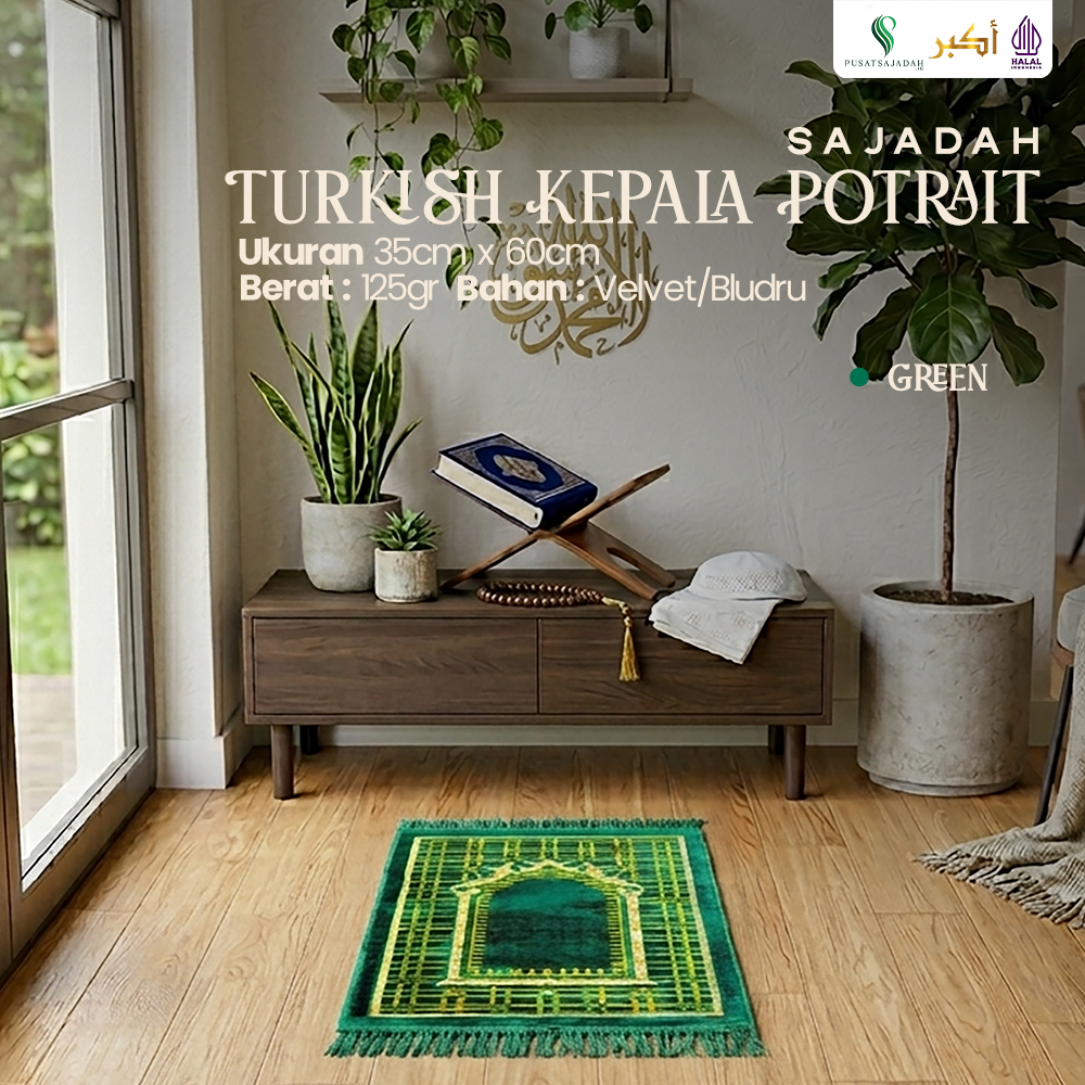Sajadah Turkish Kepala Potrait