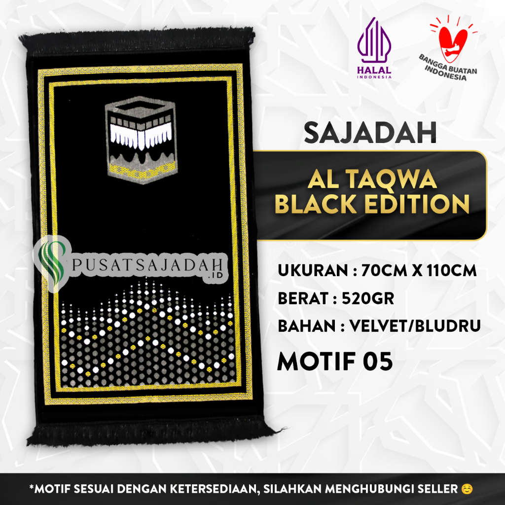 Sajadah Al Taqwa Black Edition