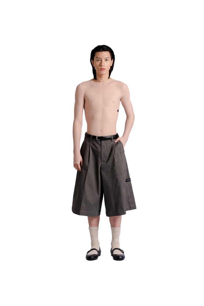 Bermuda Pants in Grey 