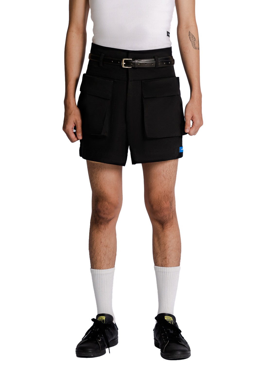 Big Band Double Pocket Shorts in Black