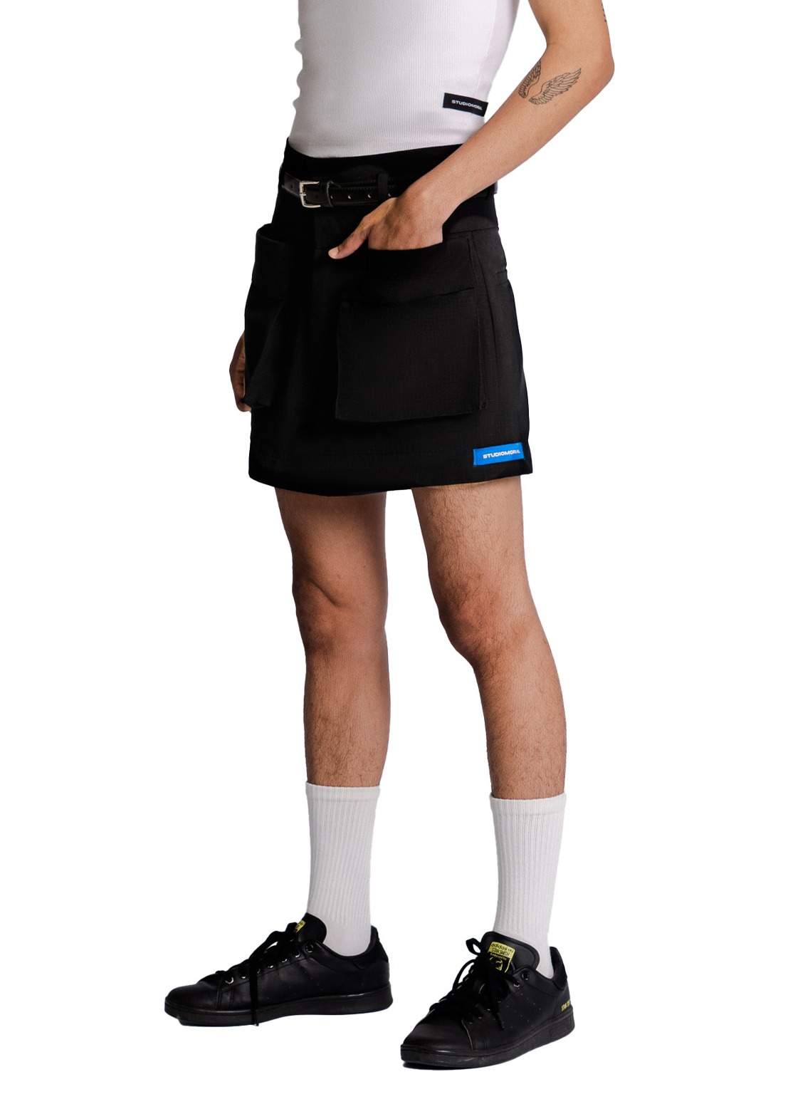 Big Band Double Pocket Shorts in Black