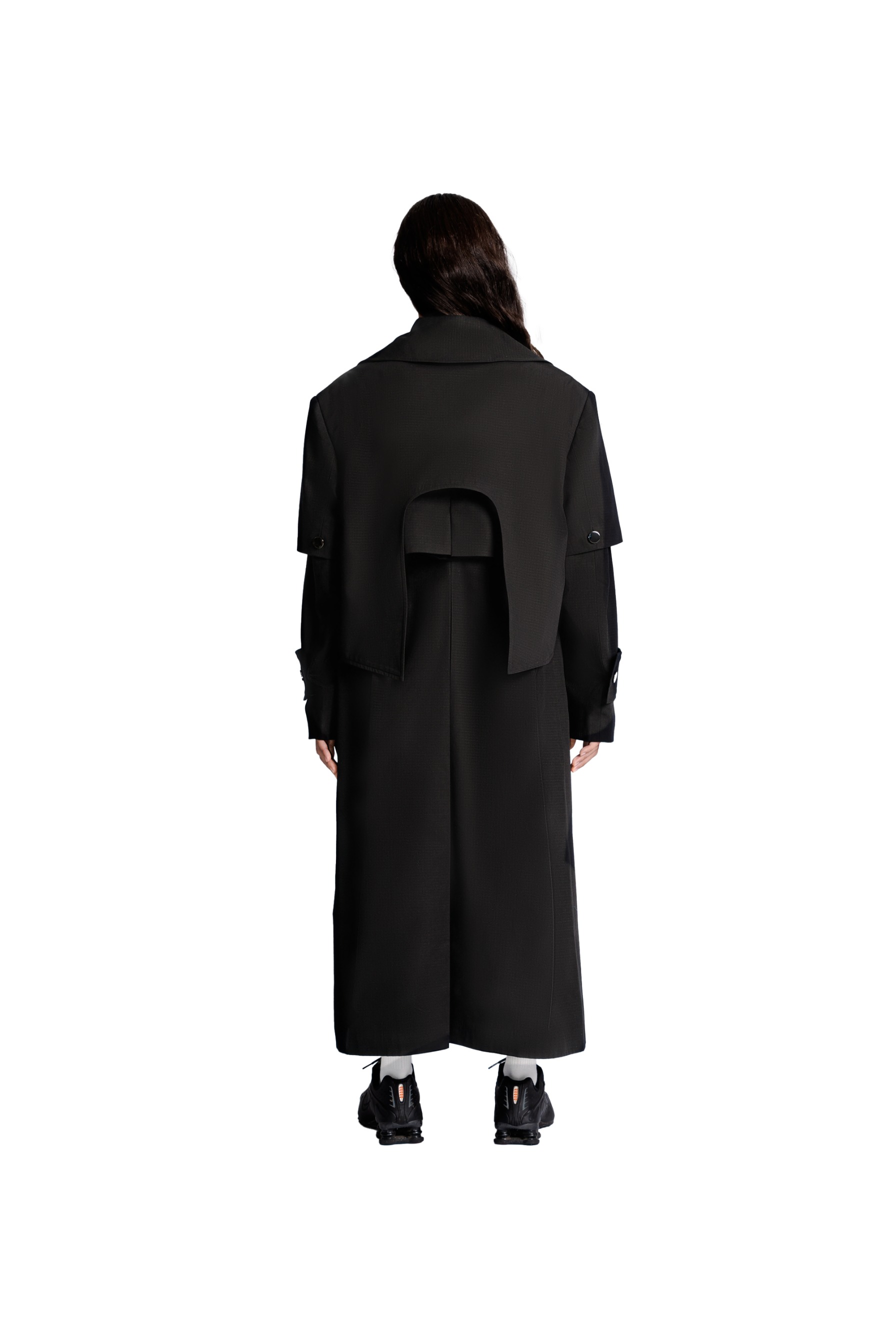Multiways Trench Coat in Black