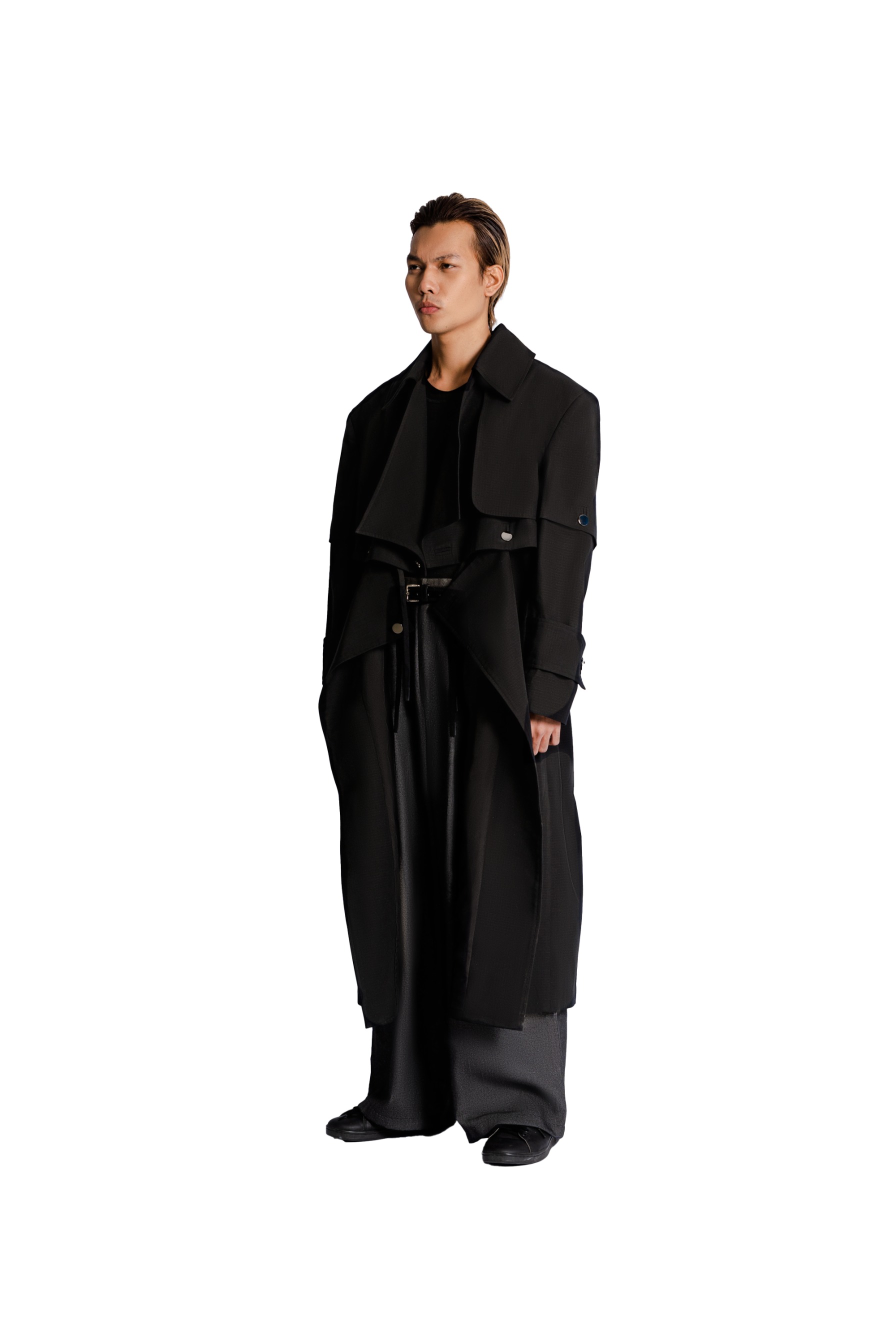 Multiways Trench Coat in Black