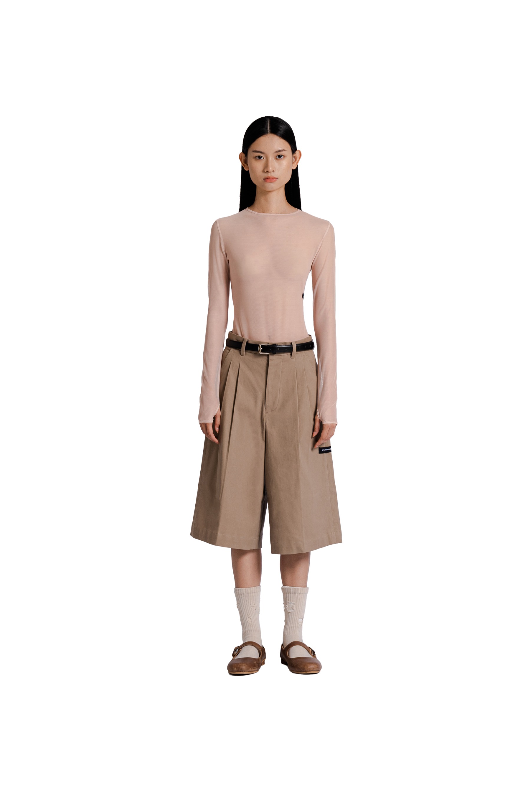Bermuda Pants in Khaki