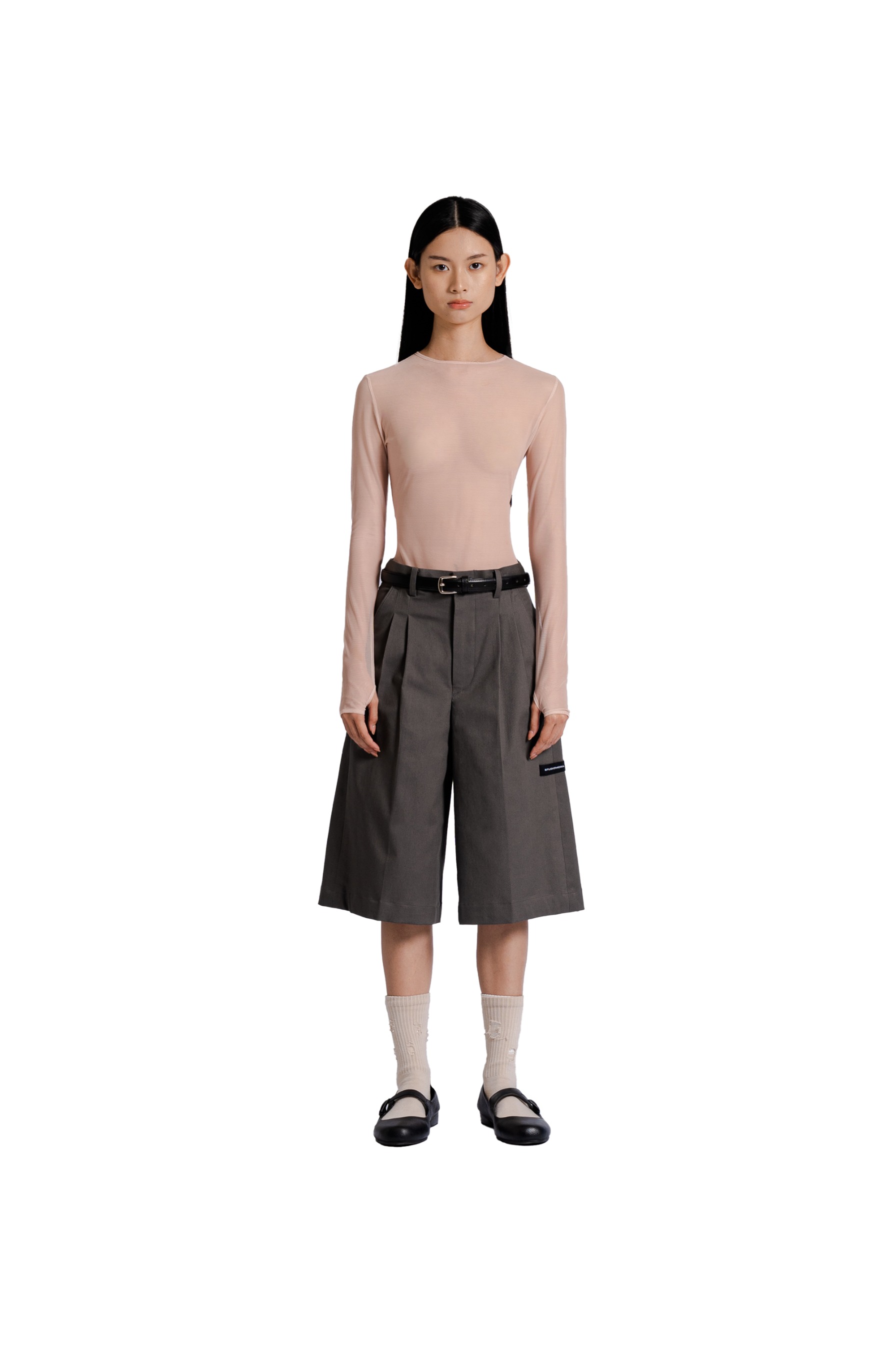 Bermuda Pants in Grey 