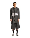 Multiways Buttoned Blazer in Grey