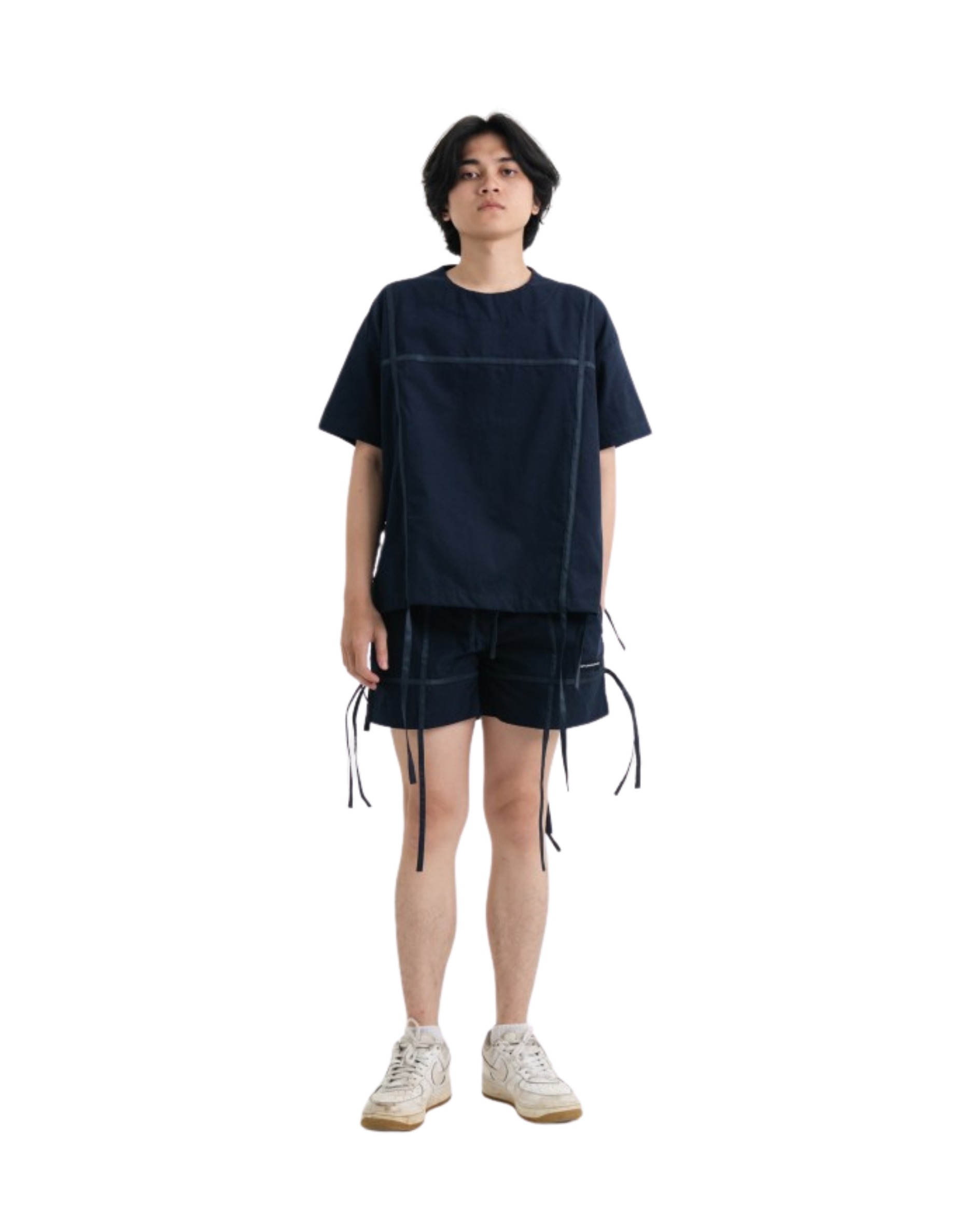 Boxy String 2.0 Tops in Navy