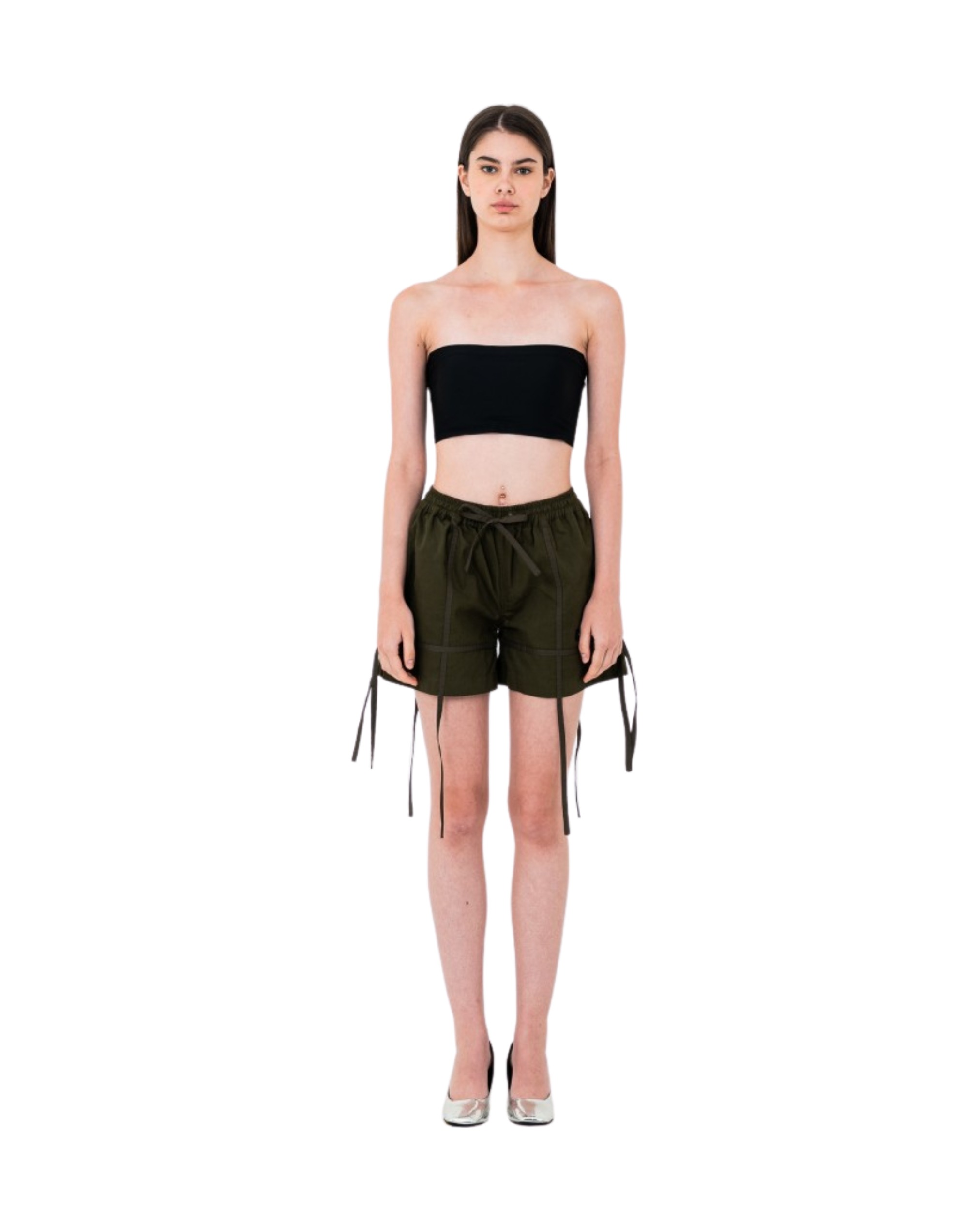Boxy String 2.0 Shorts in Olive