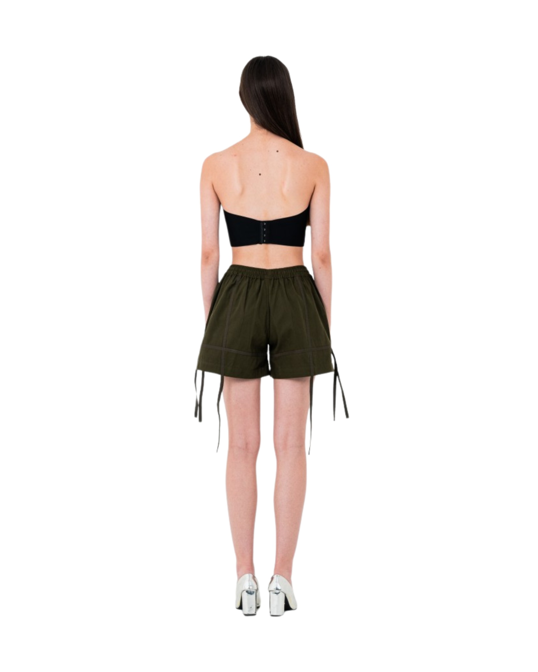 Boxy String 2.0 Shorts in Olive