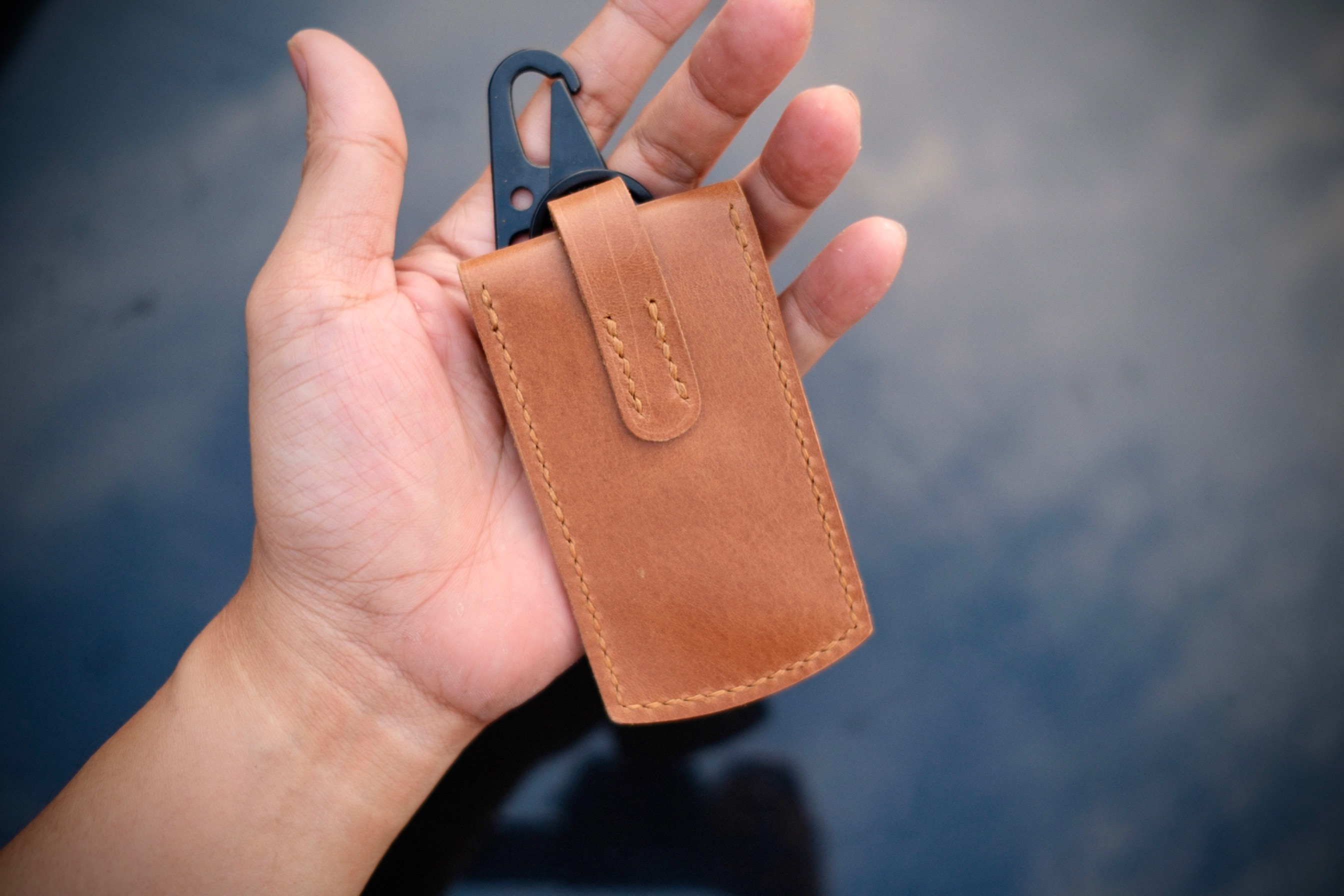 Leather Key Holder / STNK Wallet
