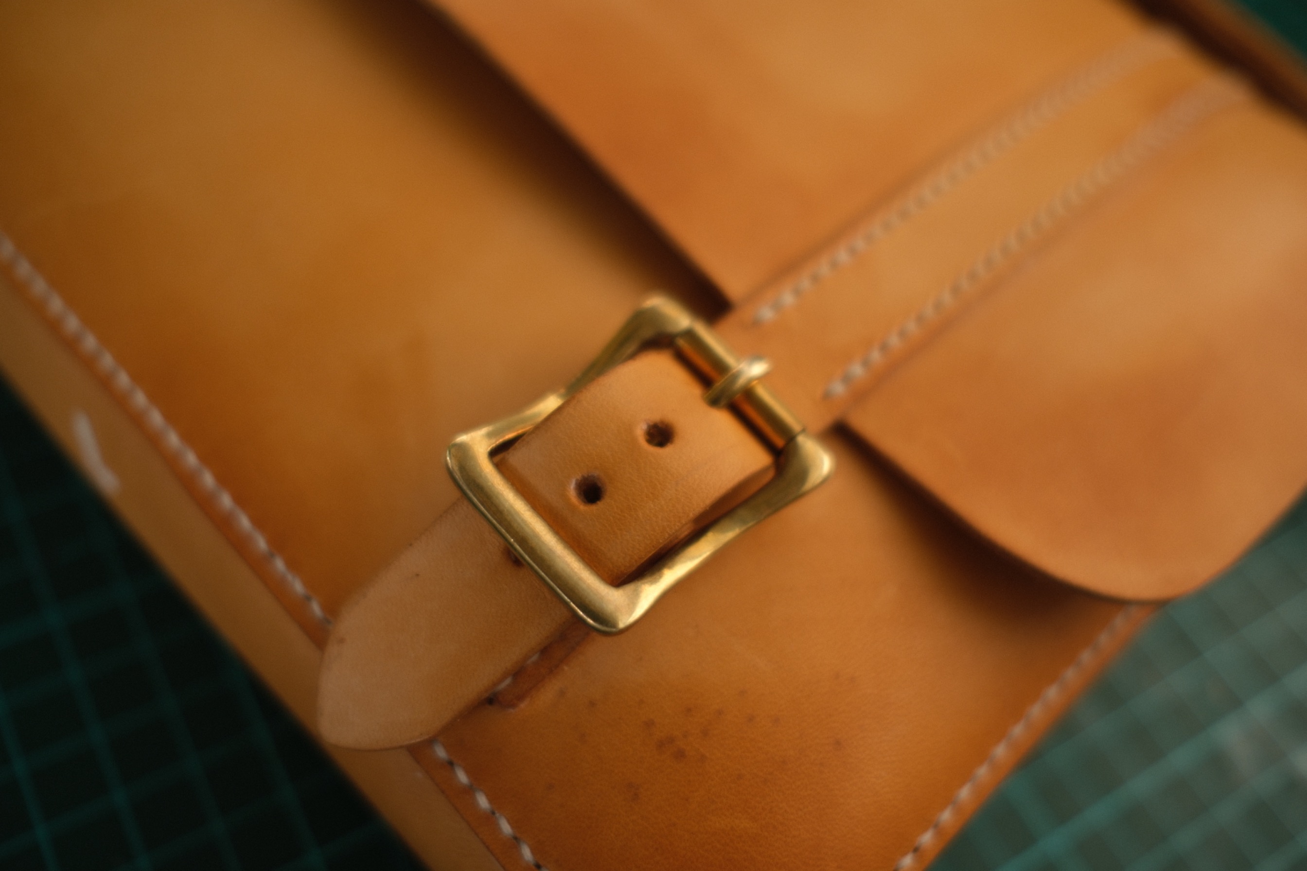 Leather Messenger Bag / man bag