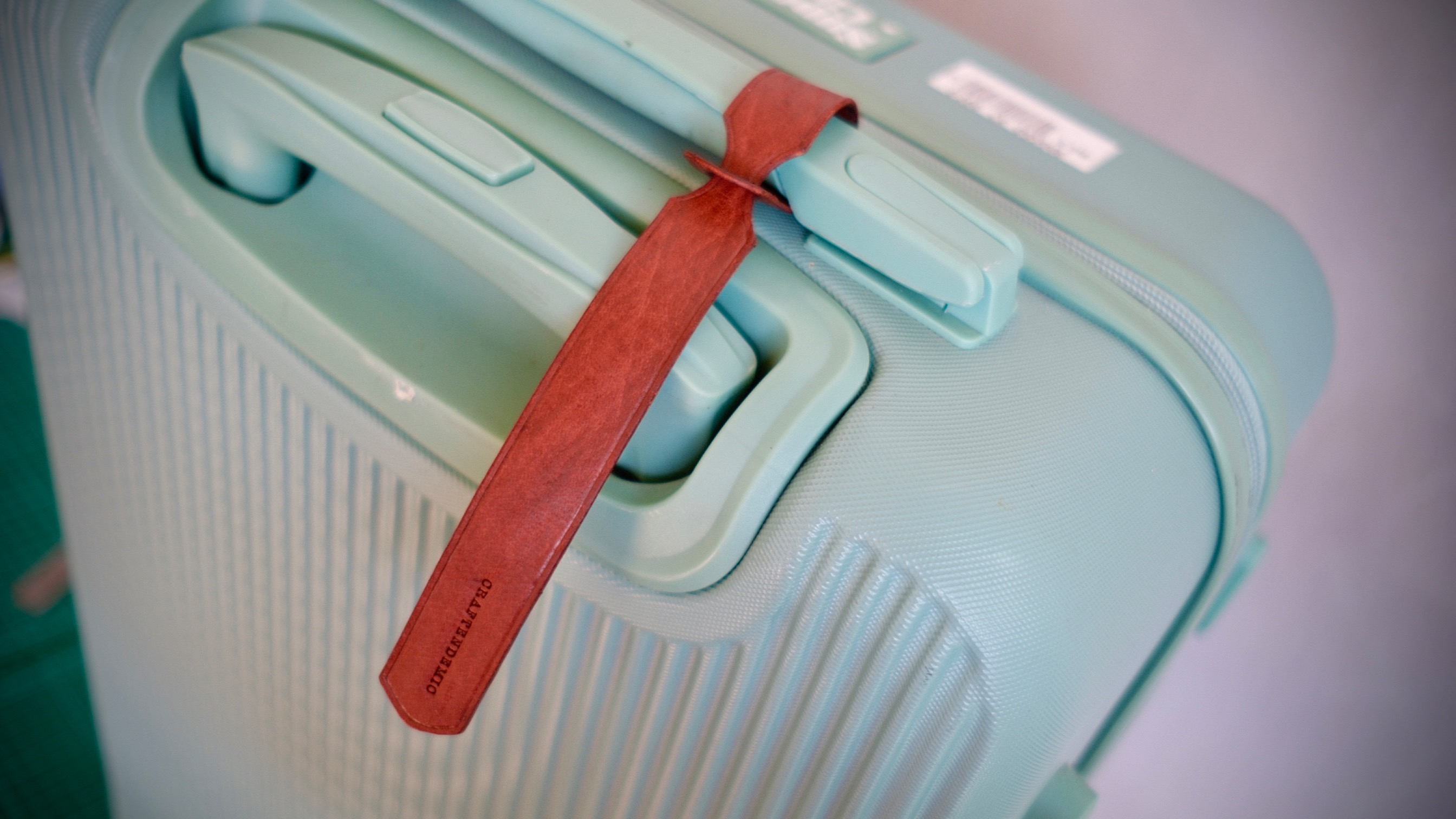 Leather Luggage Tag / aksesoris luggage