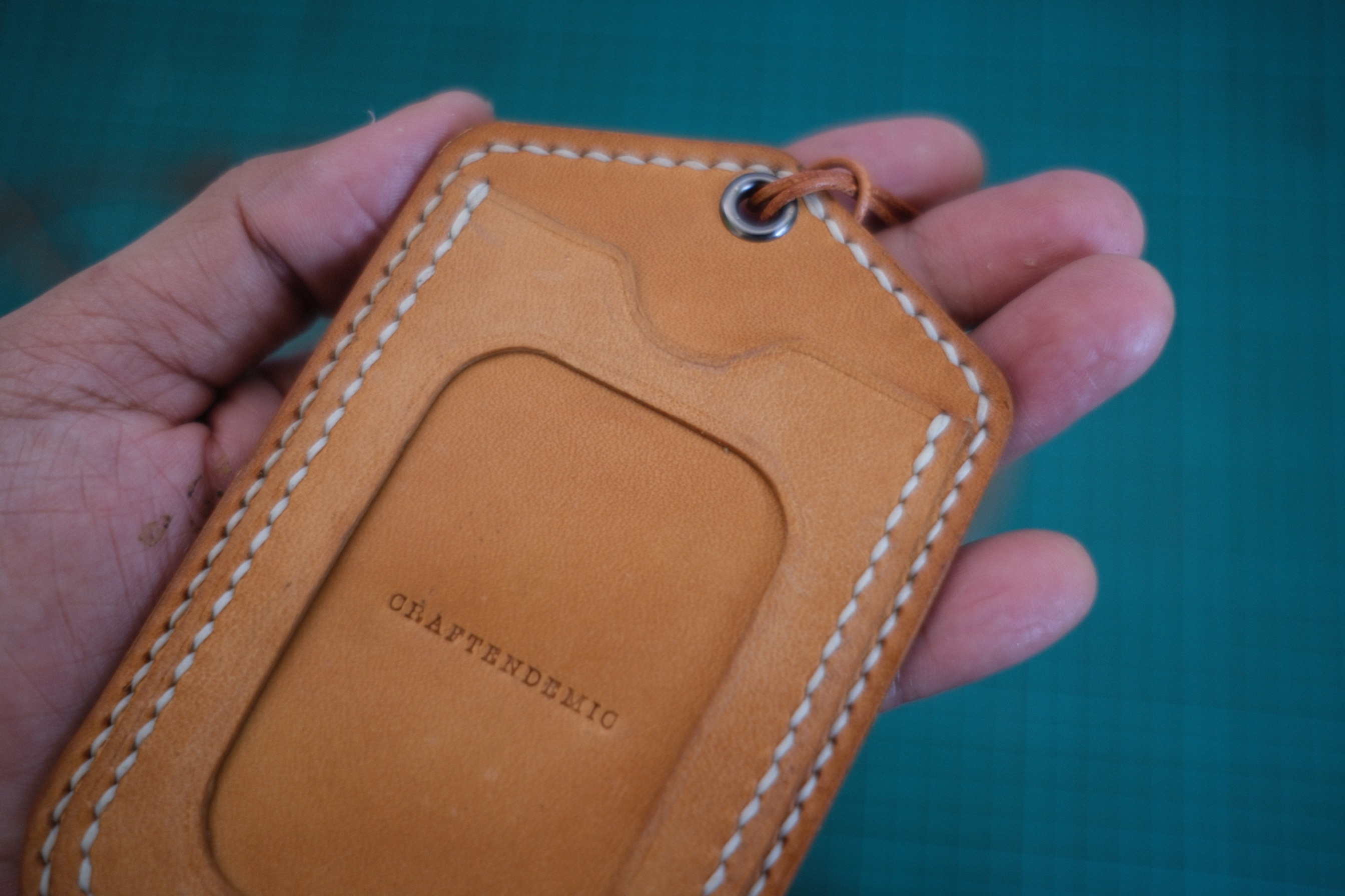Leather ID Card Holders ID Lanyard