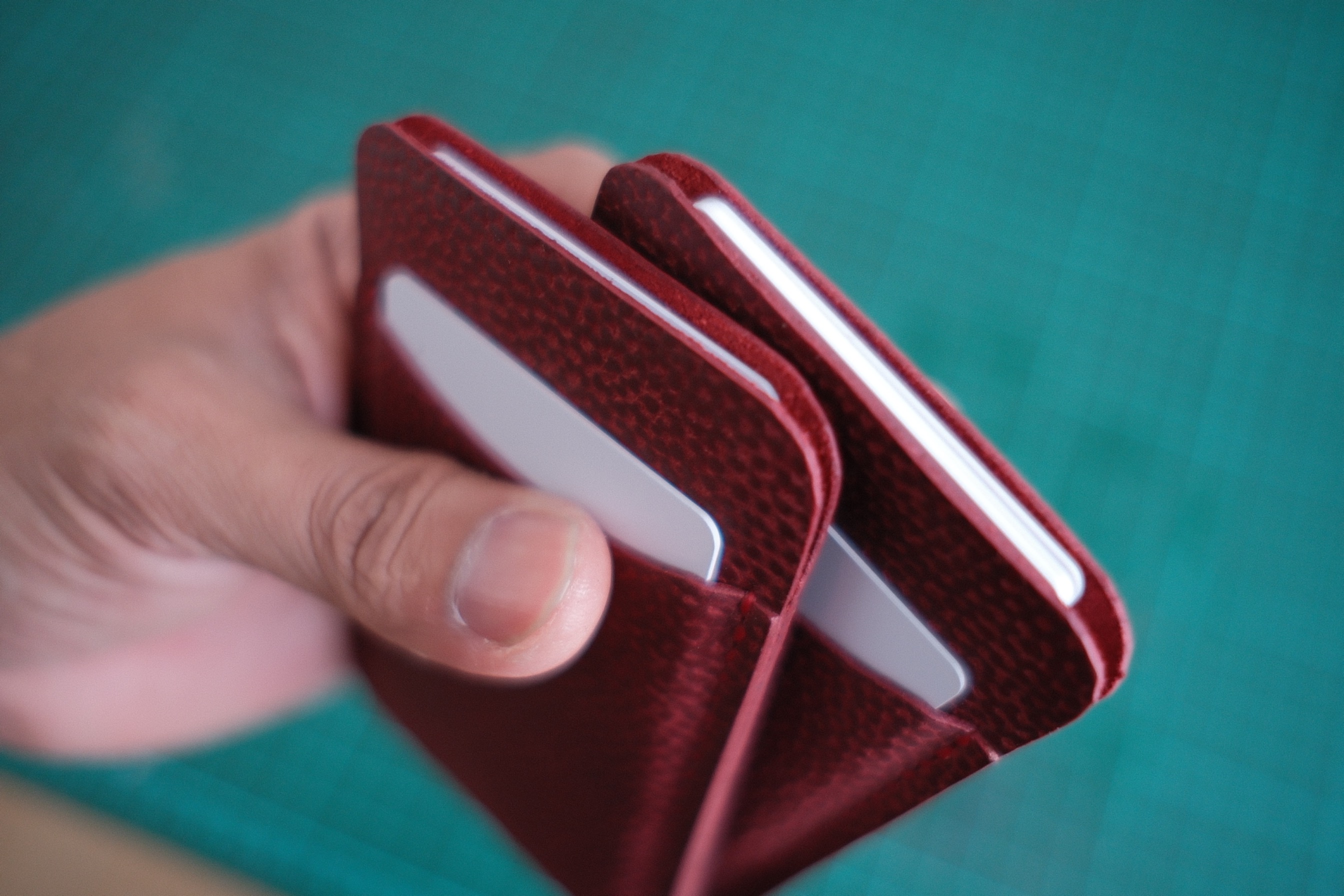 Leather Card Holder mark Xa