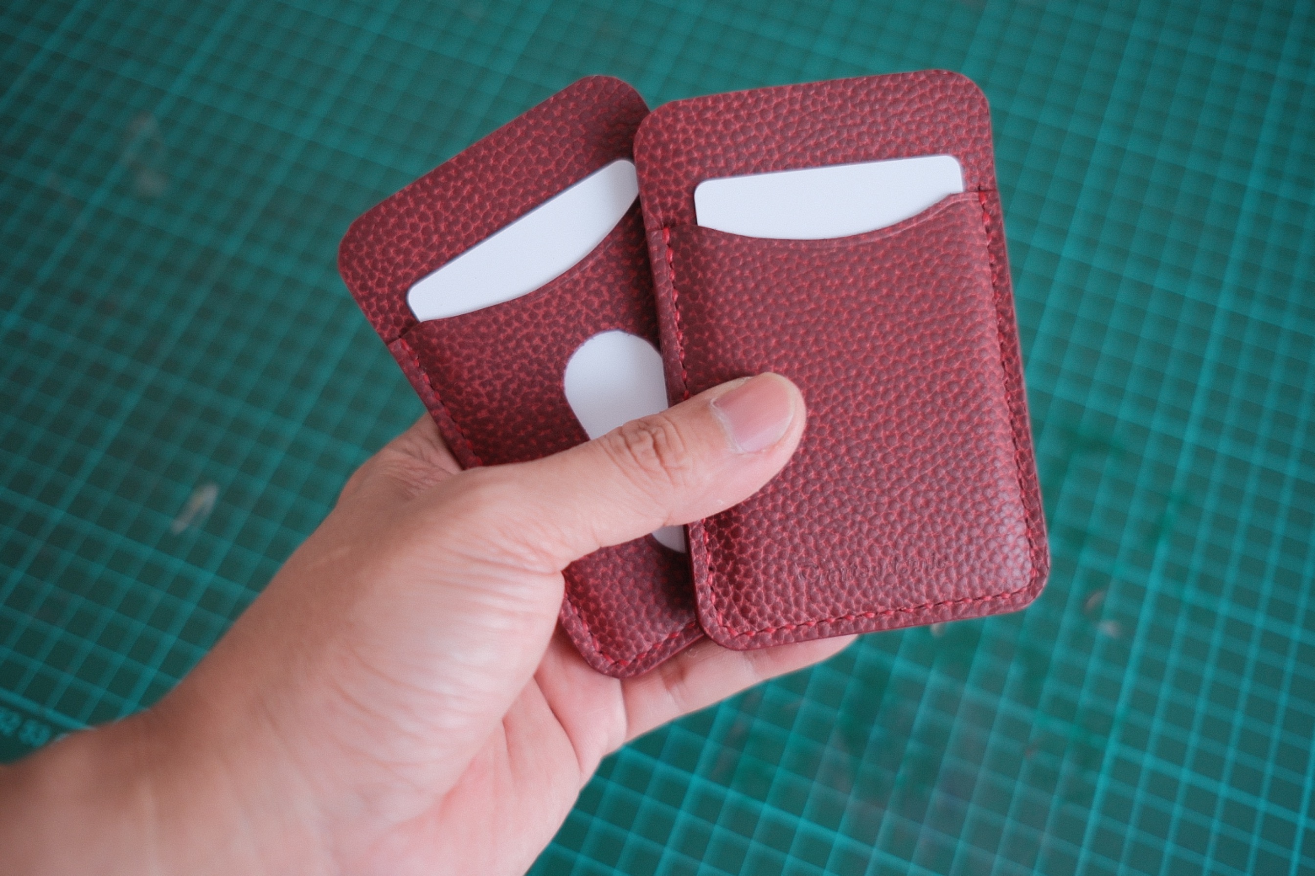 Leather Card Holder mark Xa