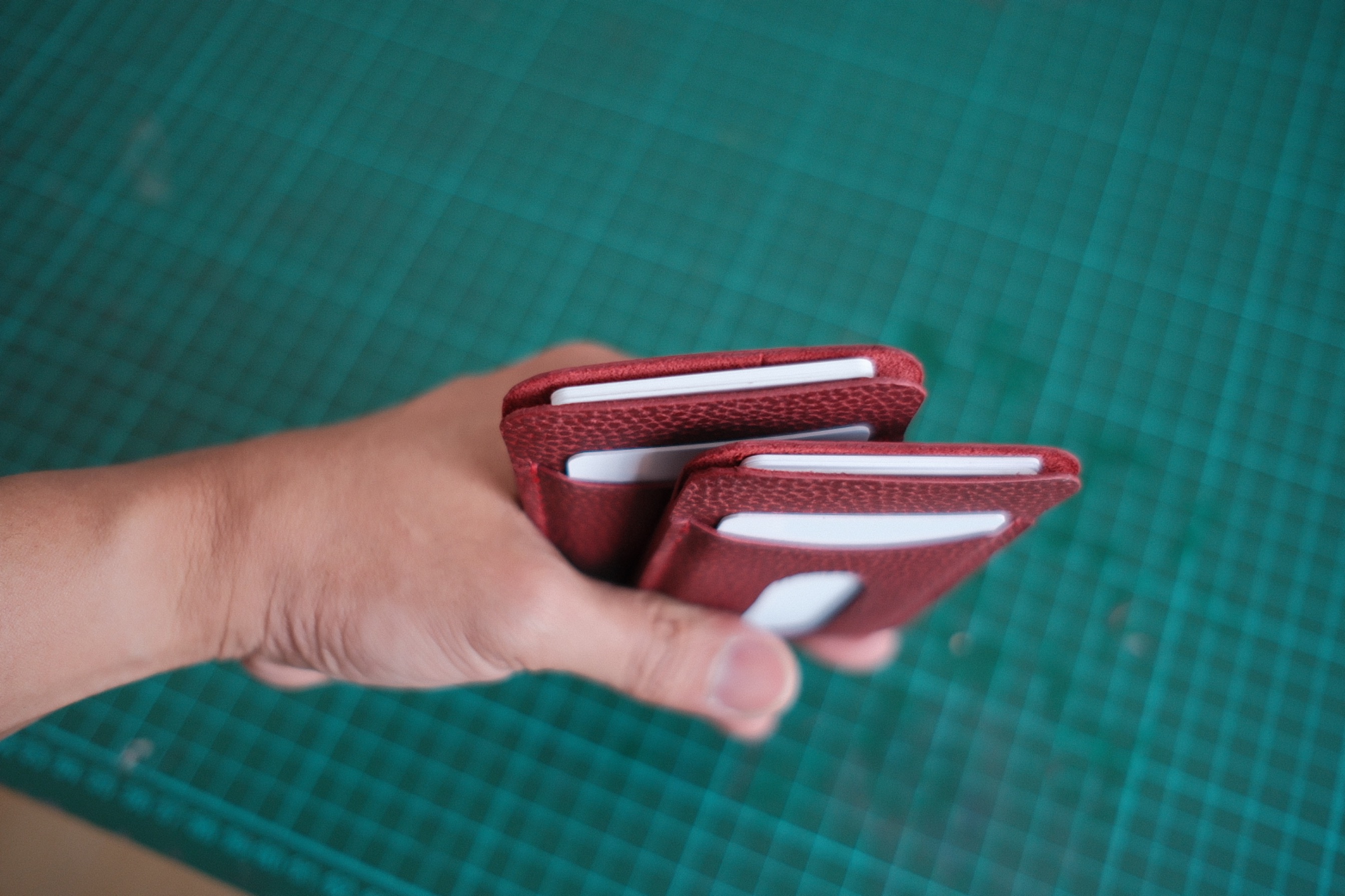 Leather Card Holder mark Xa