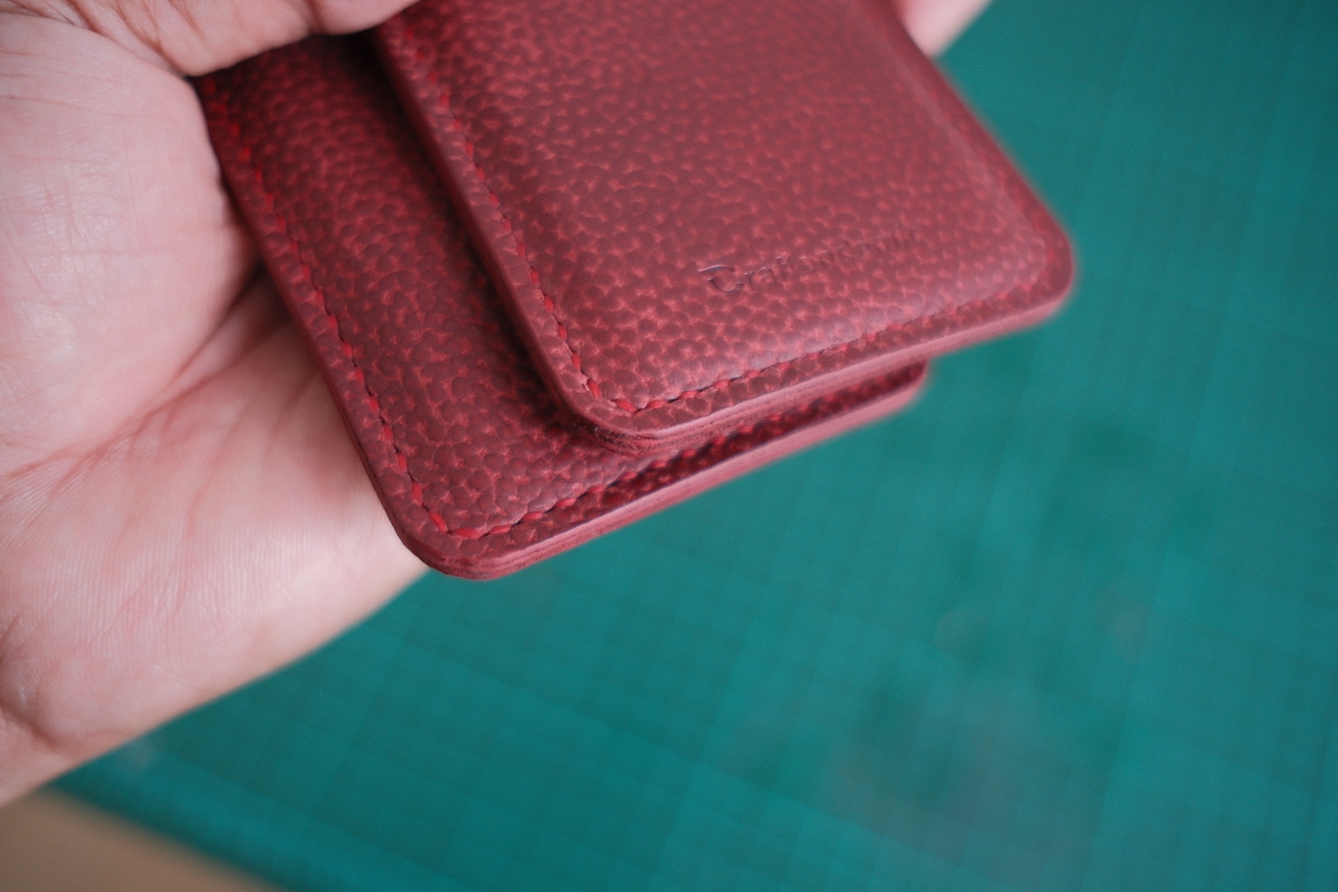 Leather Card Holder mark Xa