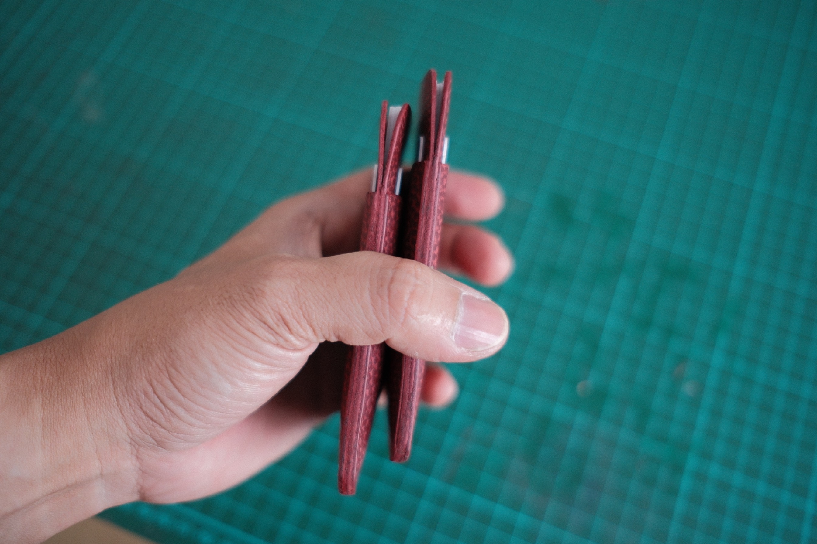 Leather Card Holder mark Xa
