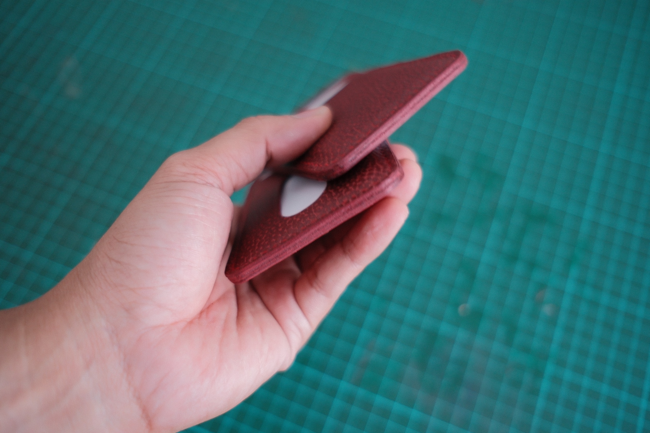Leather Card Holder mark Xa
