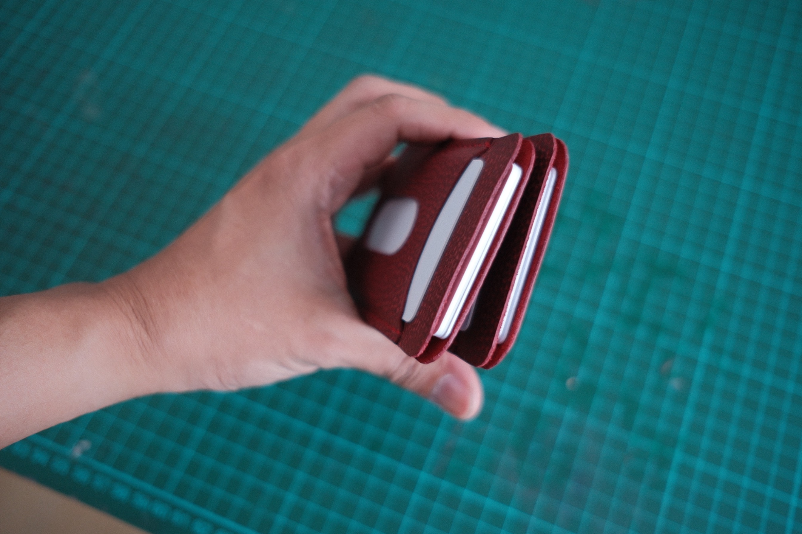 Leather Card Holder mark Xa