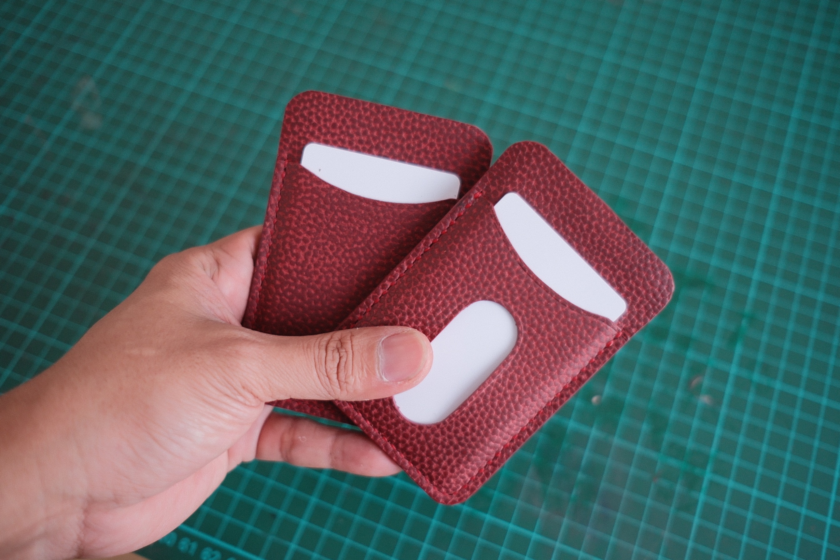 Leather Card Holder mark Xa