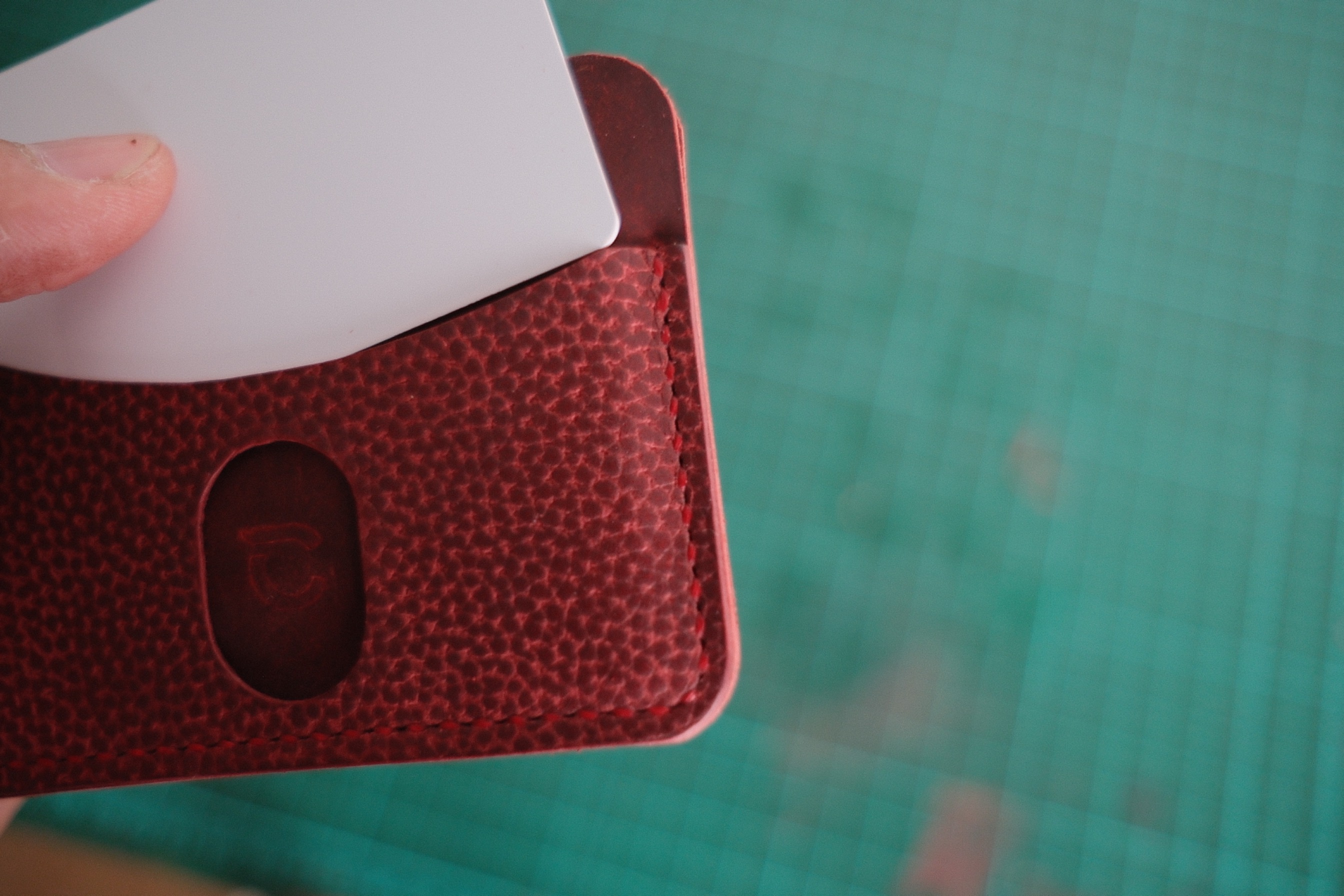 Leather Card Holder mark Xb