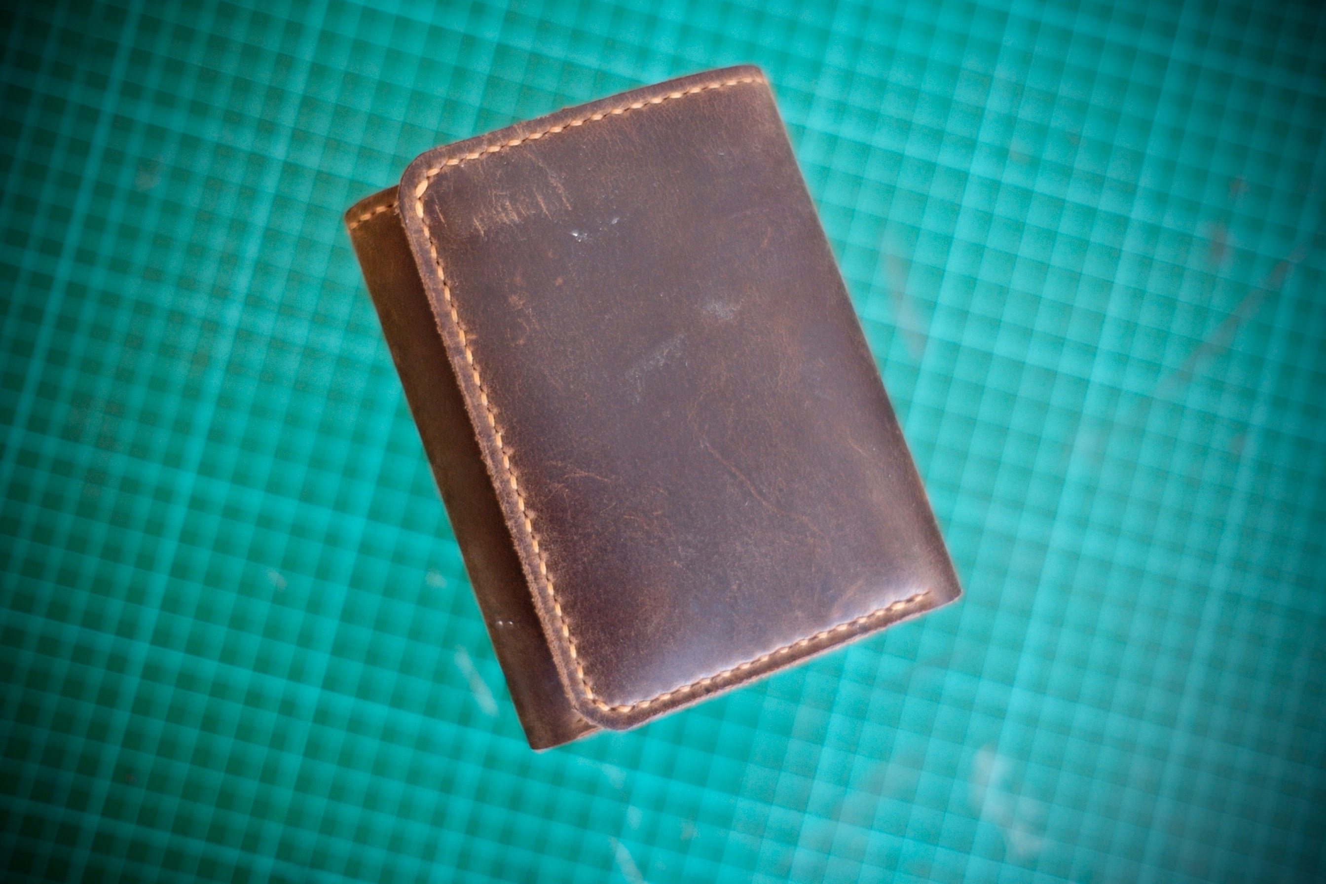 Leather Trifold Man Wallet