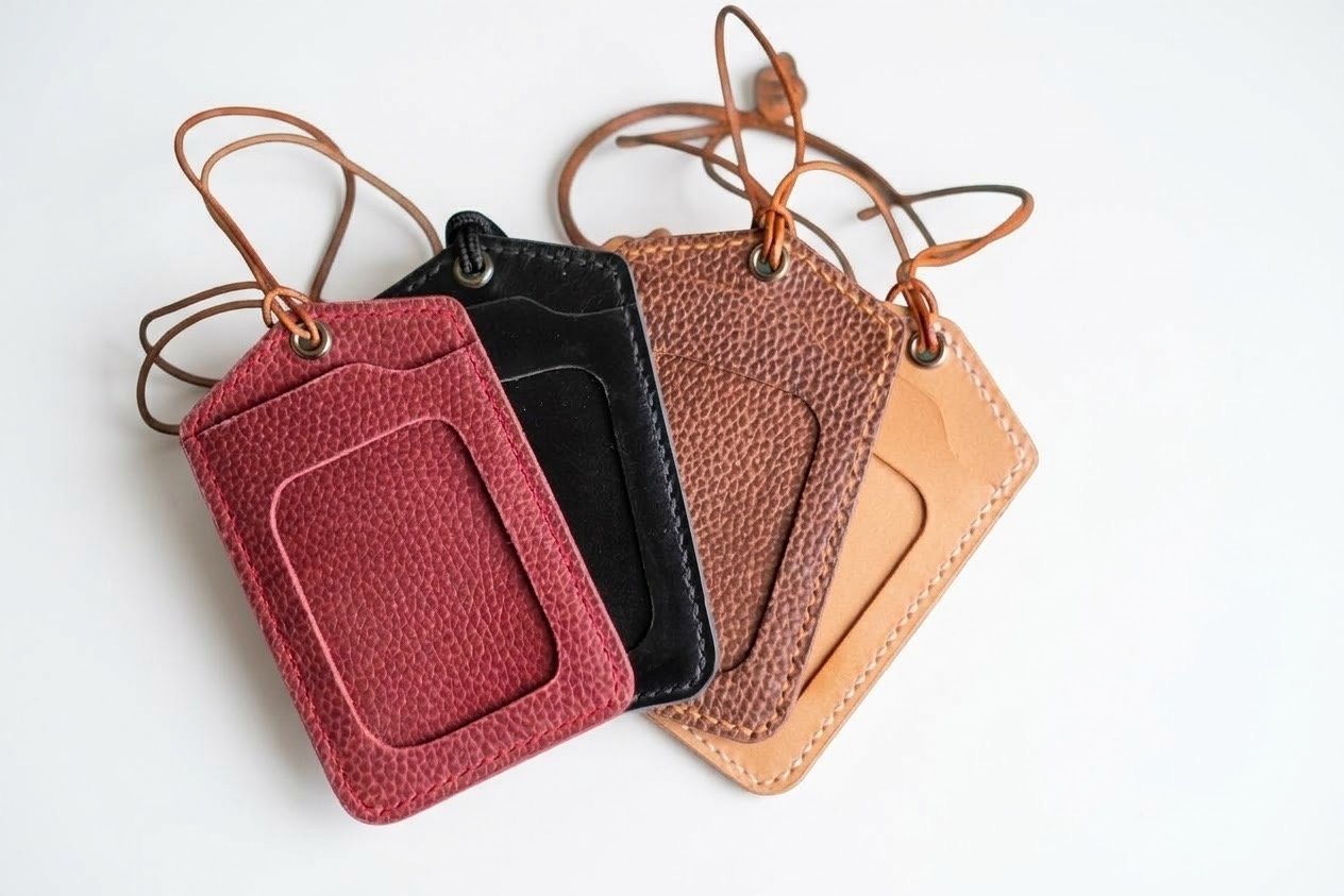 Leather ID Lanyard