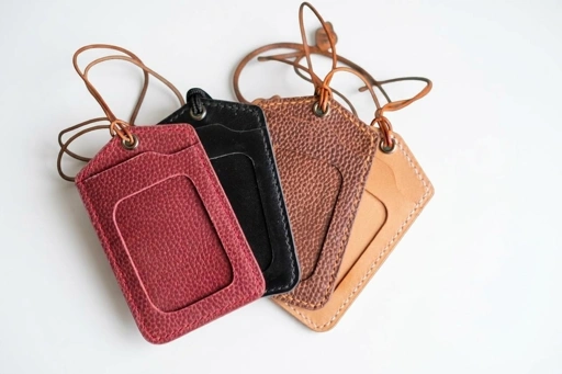 Leather ID Lanyard