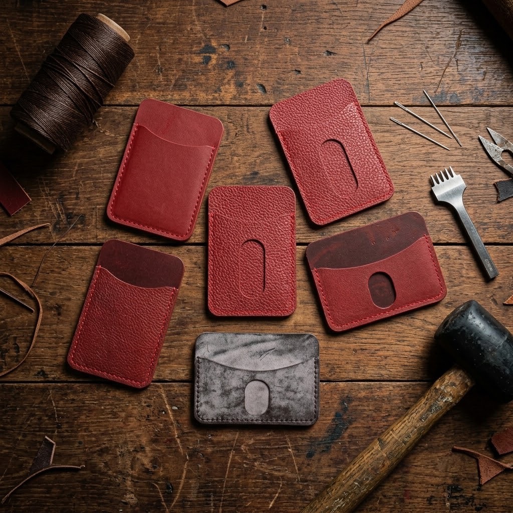 Leather Card Holder mark X