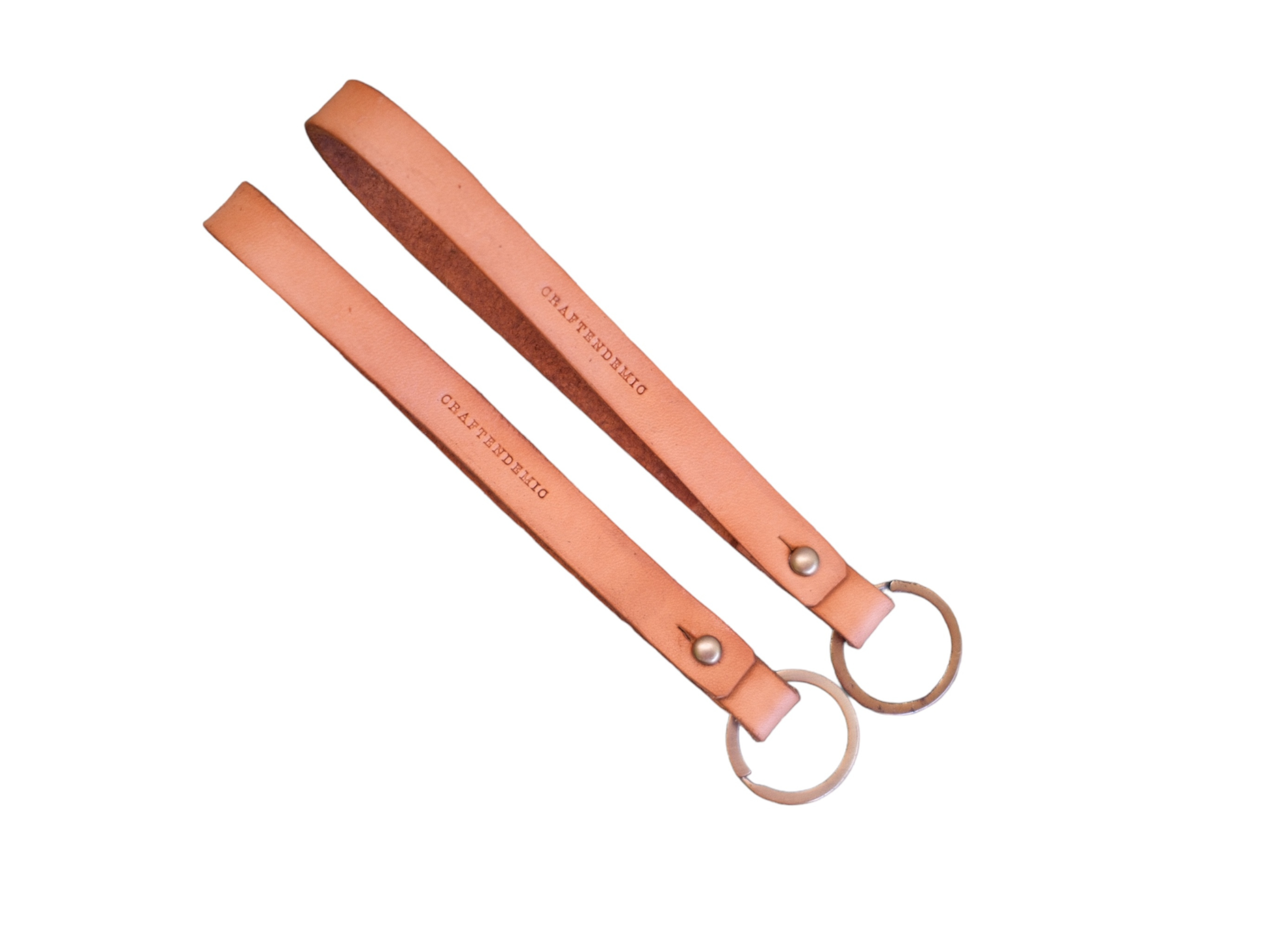Leather Lanyard Keychain / key holder