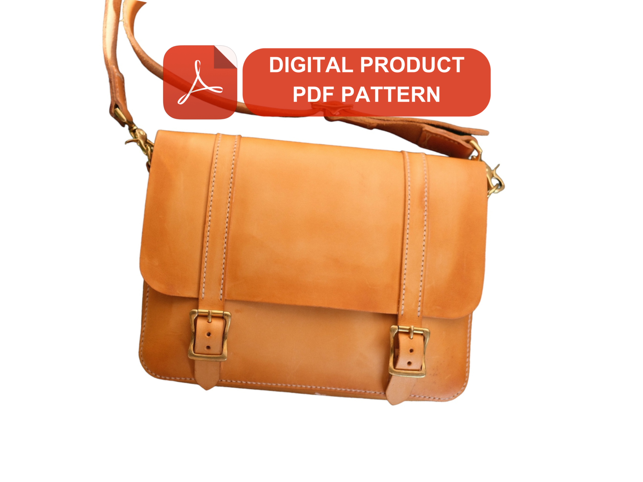 [Pattern] simple messenger bag